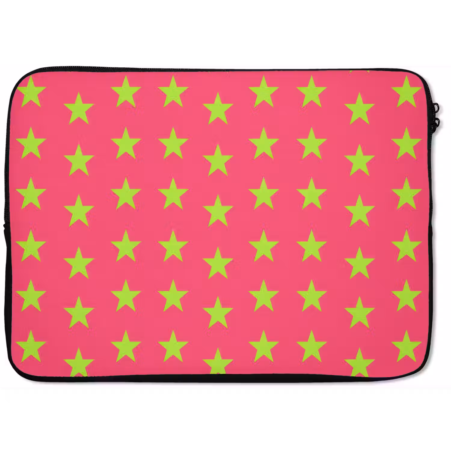 Sterren - Patroon - Roze laptophoes neopreen klein 279 -zkaufland3dotto