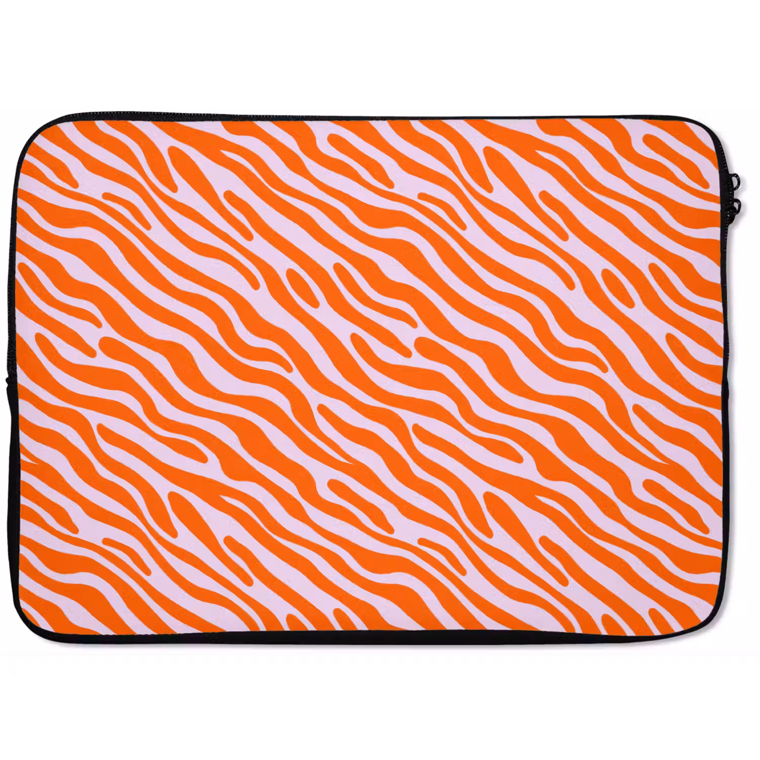 Strepen - Dynamisch - Oranje laptophoes neopreen klein 279 -zkaufland3dotto
