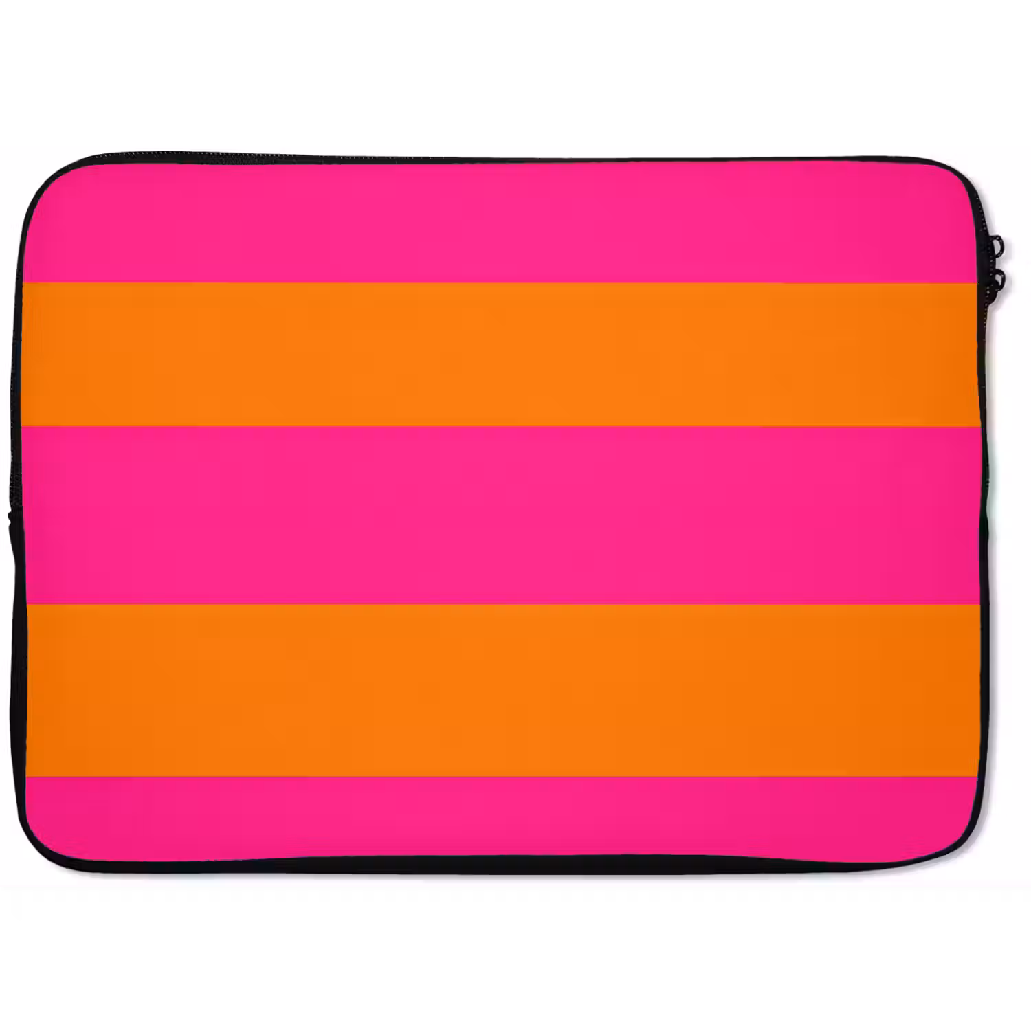 Strepen - Horizontaal - Roze laptophoes neopreen klein 279 -zkaufland3dotto