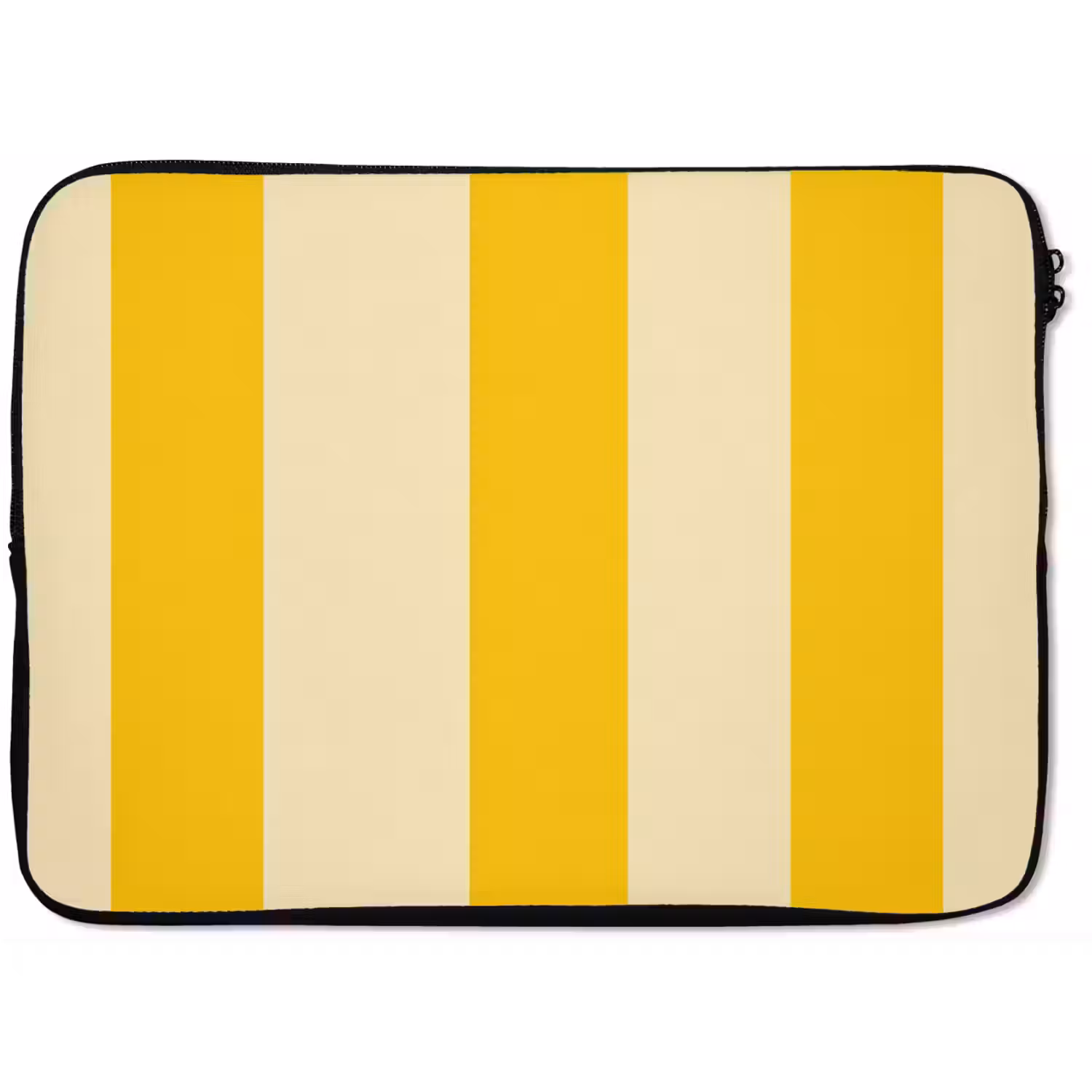 Strepen - Klassiek - Geel laptophoes neopreen klein 279 -zkaufland3dotto