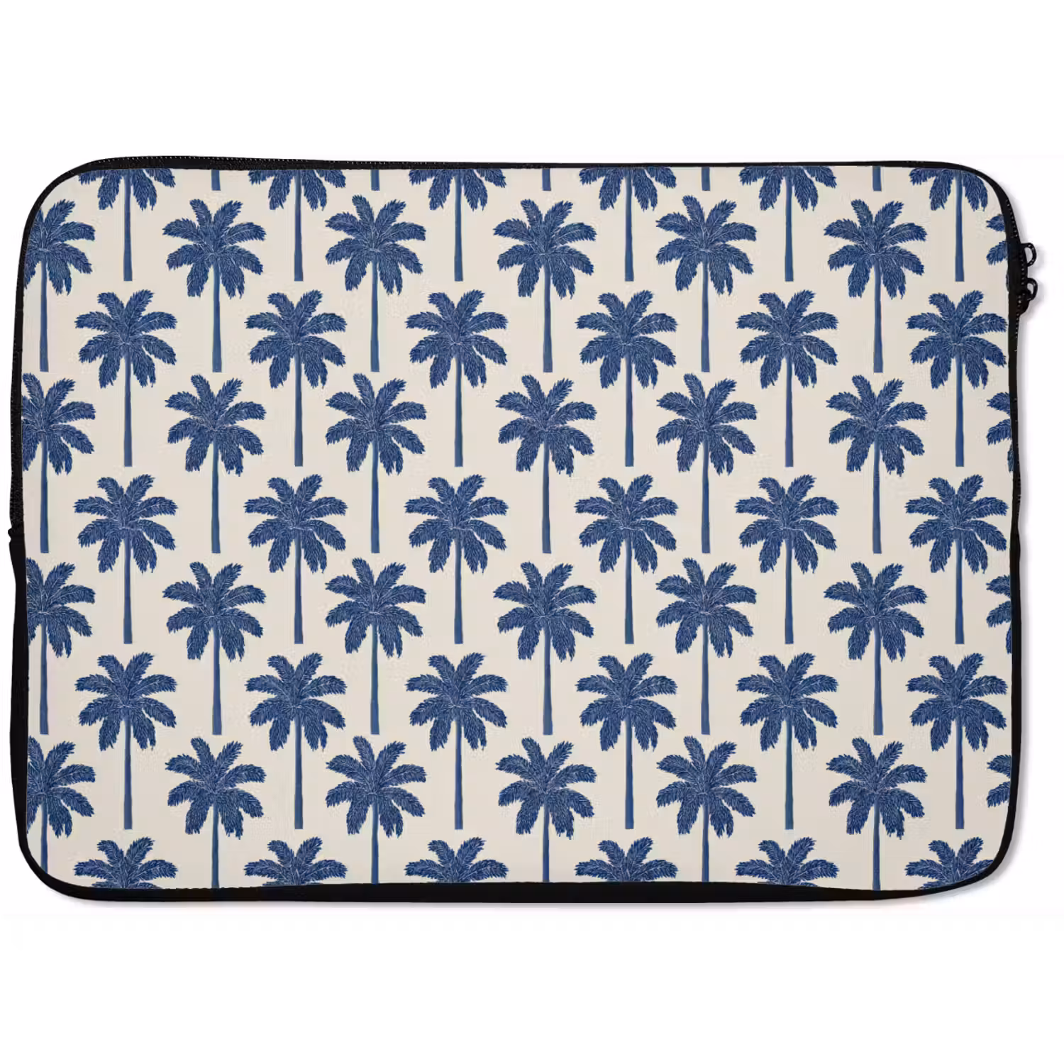 Symmetrisch - Palm - Blauw laptophoes neopreen klein 279 -zkaufland3dotto