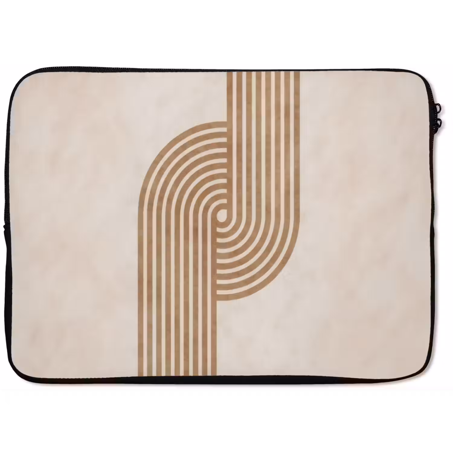 Symmetrische bocht - Koperkleurig laptophoes neopreen klein -zkaufland3dotto