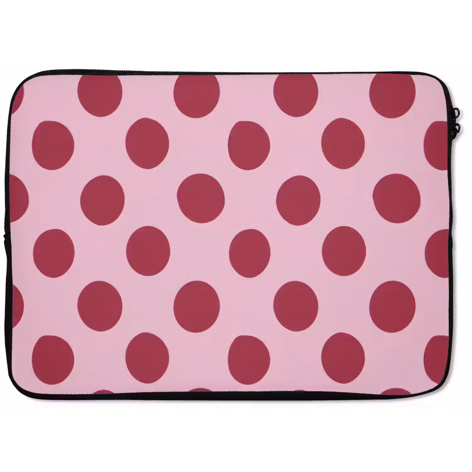Stippen - Patroon - Bordeaux laptophoes neopreen klein 279 -zkaufland3dotto