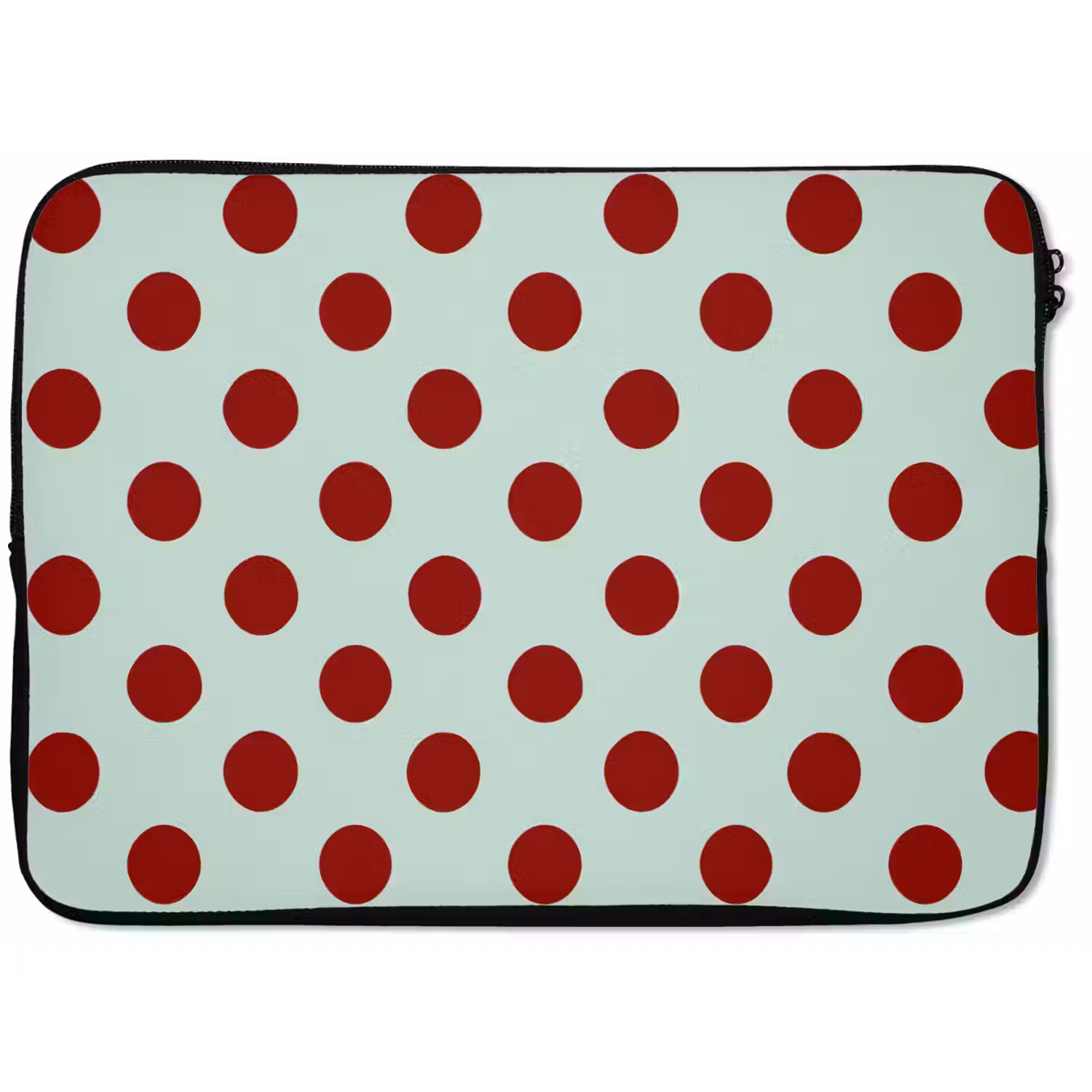 Polka - Dots - Rood laptophoes neopreen klein 279 -zkaufland3dotto