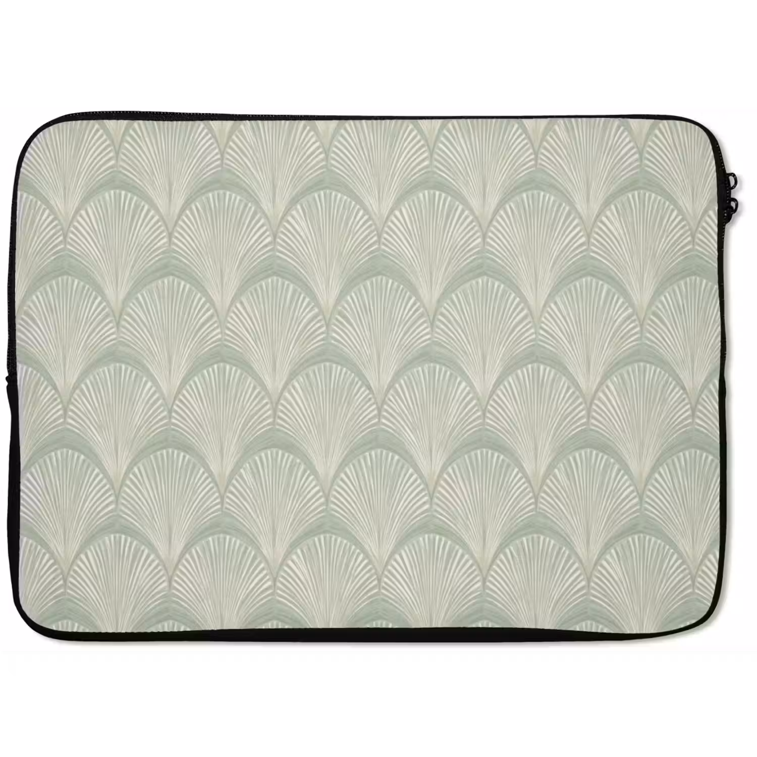 Waaiers - Patroon - Groen laptophoes neopreen klein 279 -zkaufland3dotto