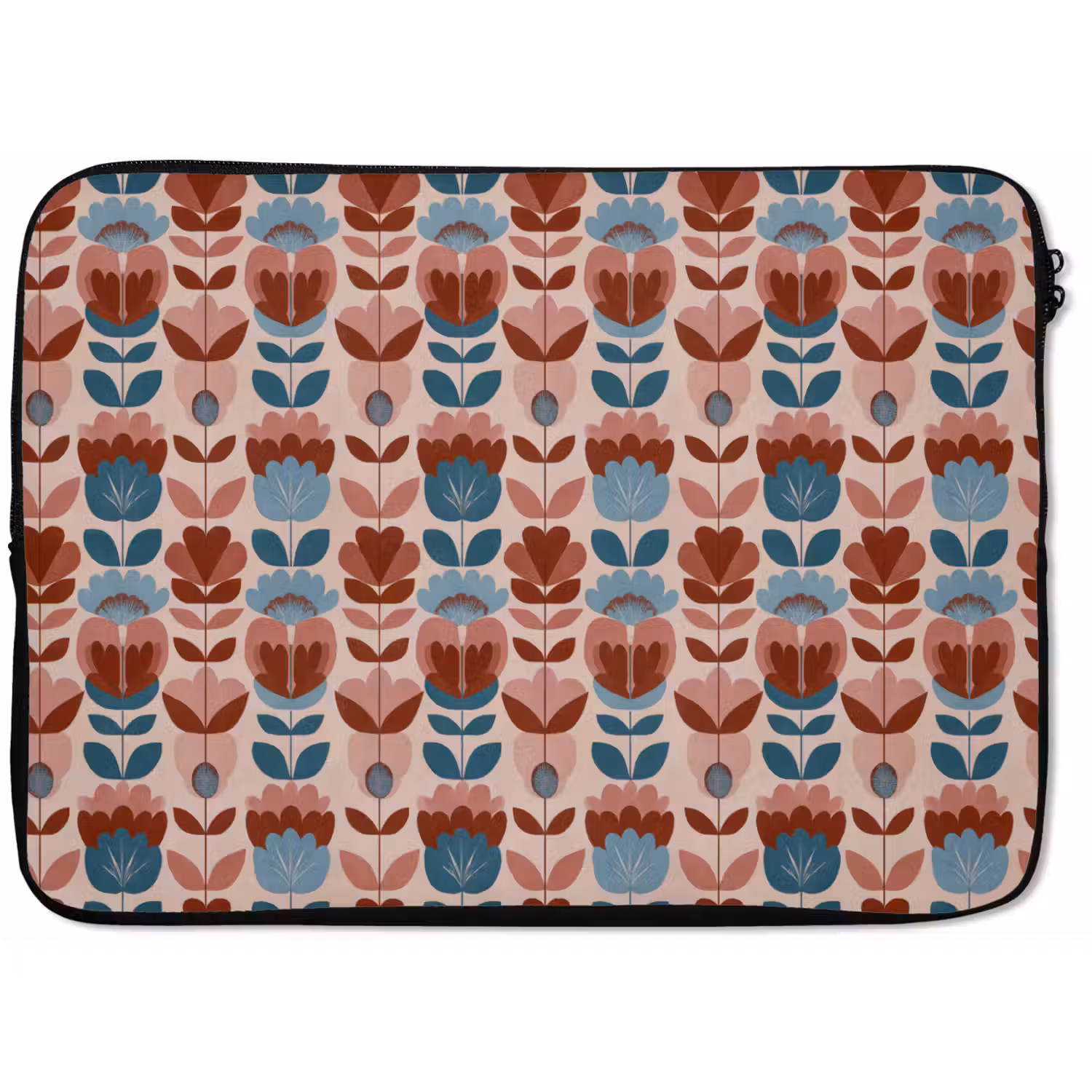 Vintage - Motief - Kleurrijk laptophoes neopreen klein 279 -zkaufland3dotto