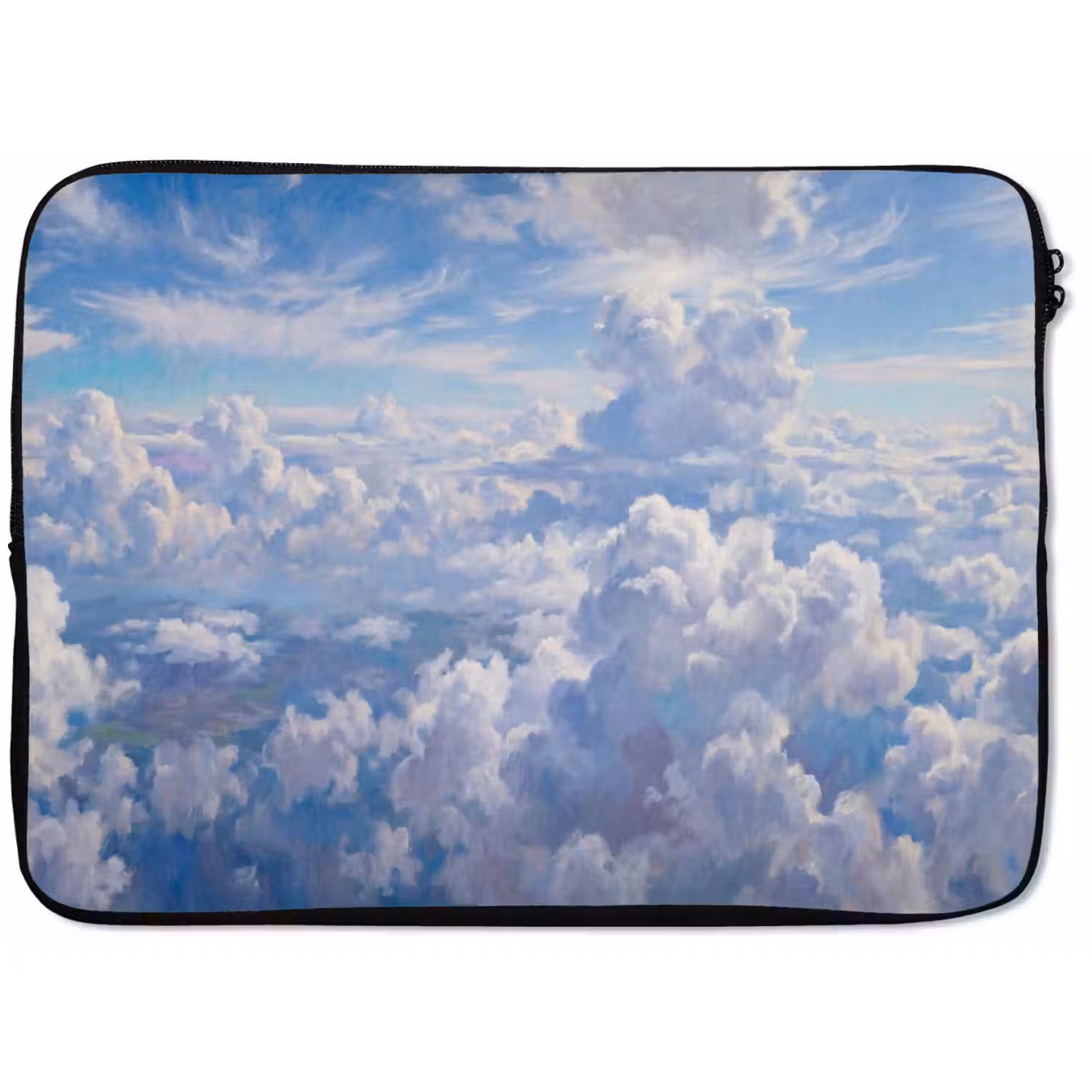 Wolken - Lucht - Natuur - Abstract - Blauw laptophoes neopreen klein -zkaufland3dotto