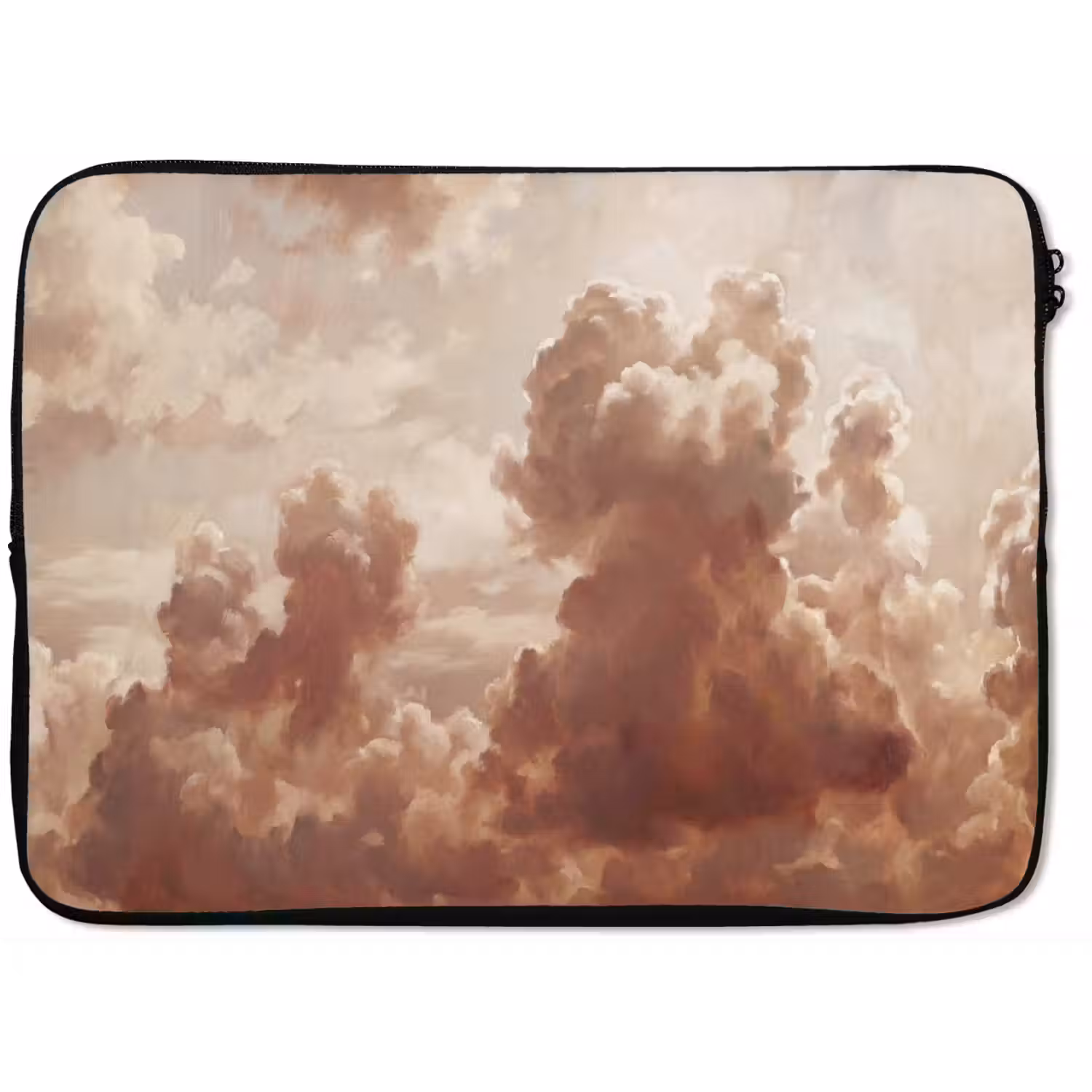 Wolken - Lucht - Natuur - Modern - Bruin laptophoes neopreen klein -zkaufland3dotto