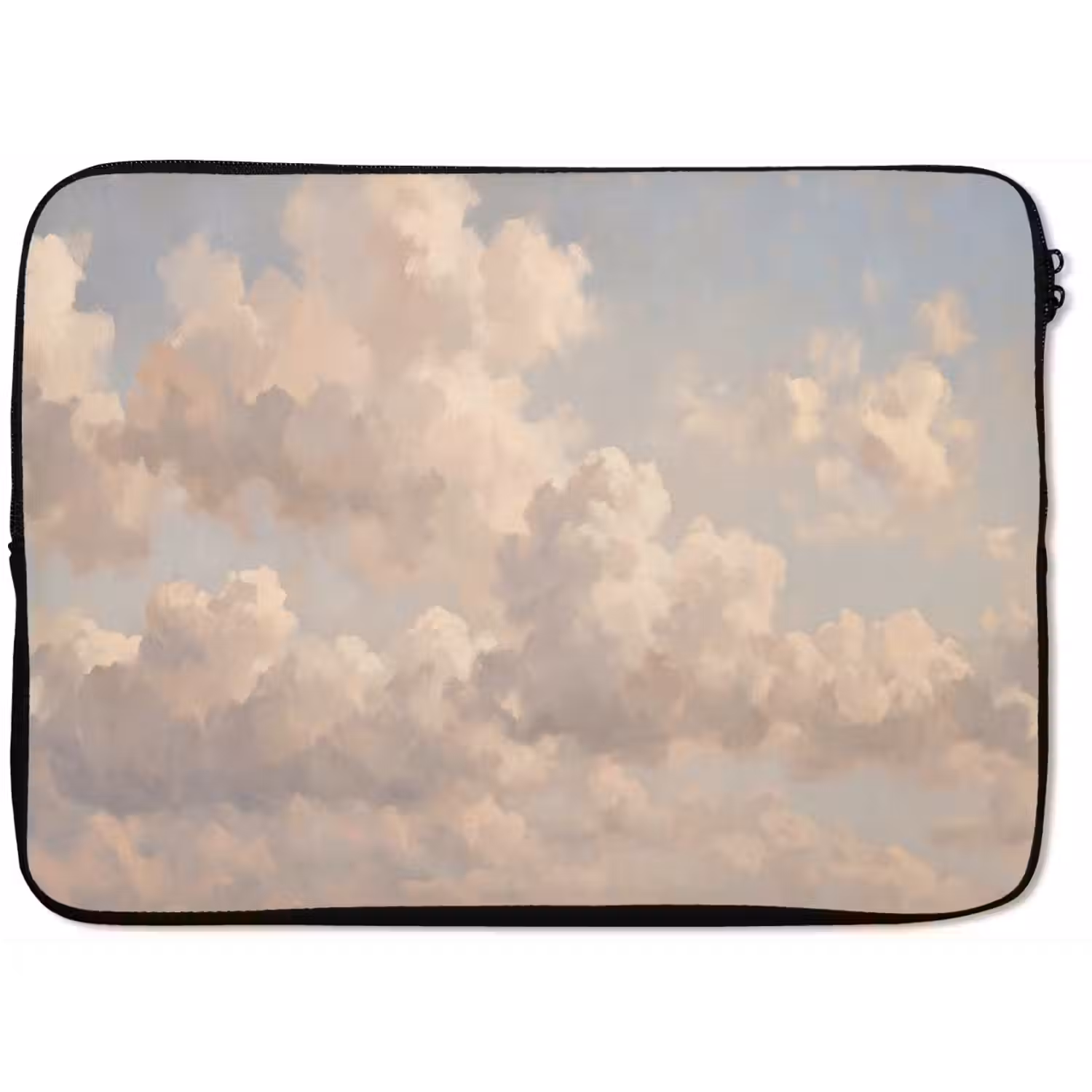 Wolken - Zacht - Natuur - Klassiek - Beige laptophoes neopreen klein -zkaufland3dotto