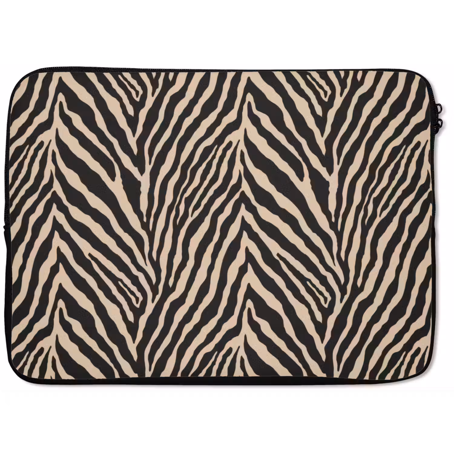 Zebra - Klassiek - Zwart laptophoes neopreen klein 279 -zkaufland3dotto