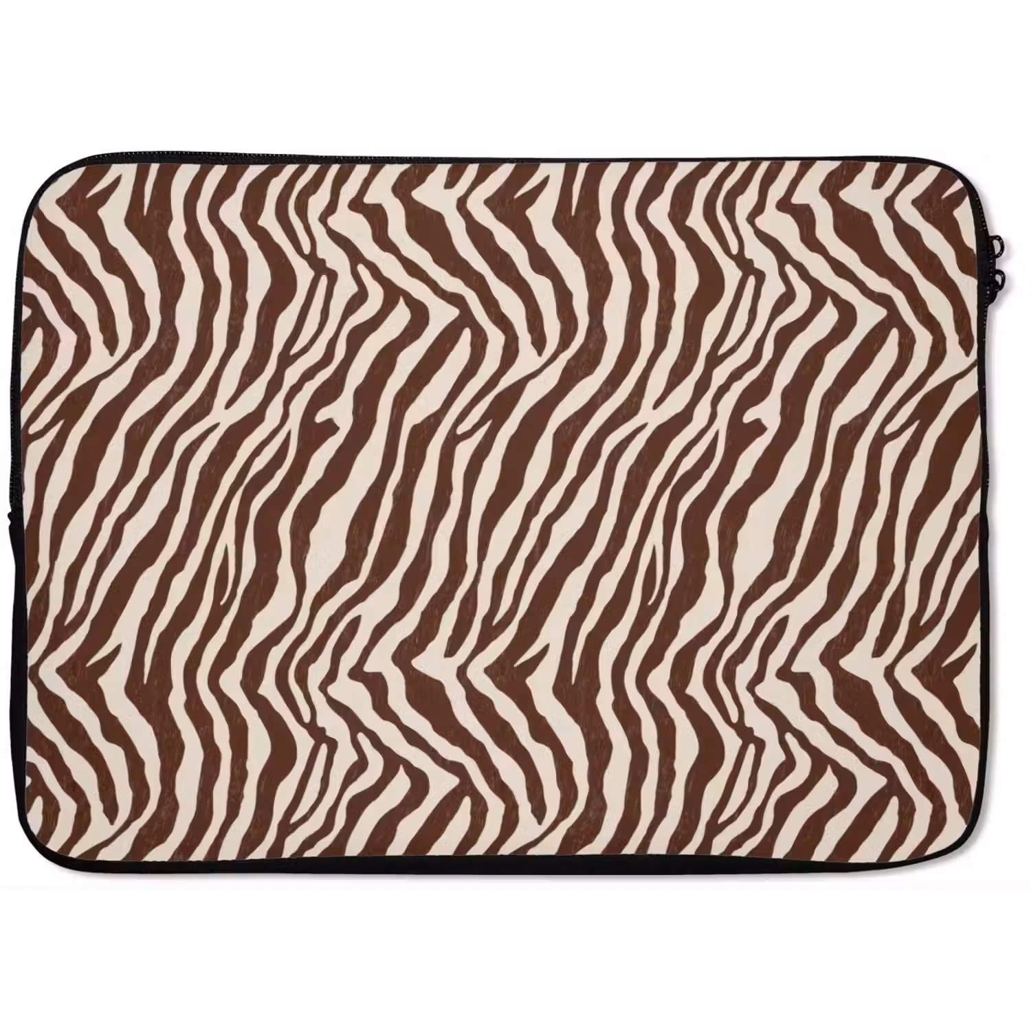 Zebra - Patroon - Zwart - Wit laptophoes neopreen klein 279 -zkaufland3dotto