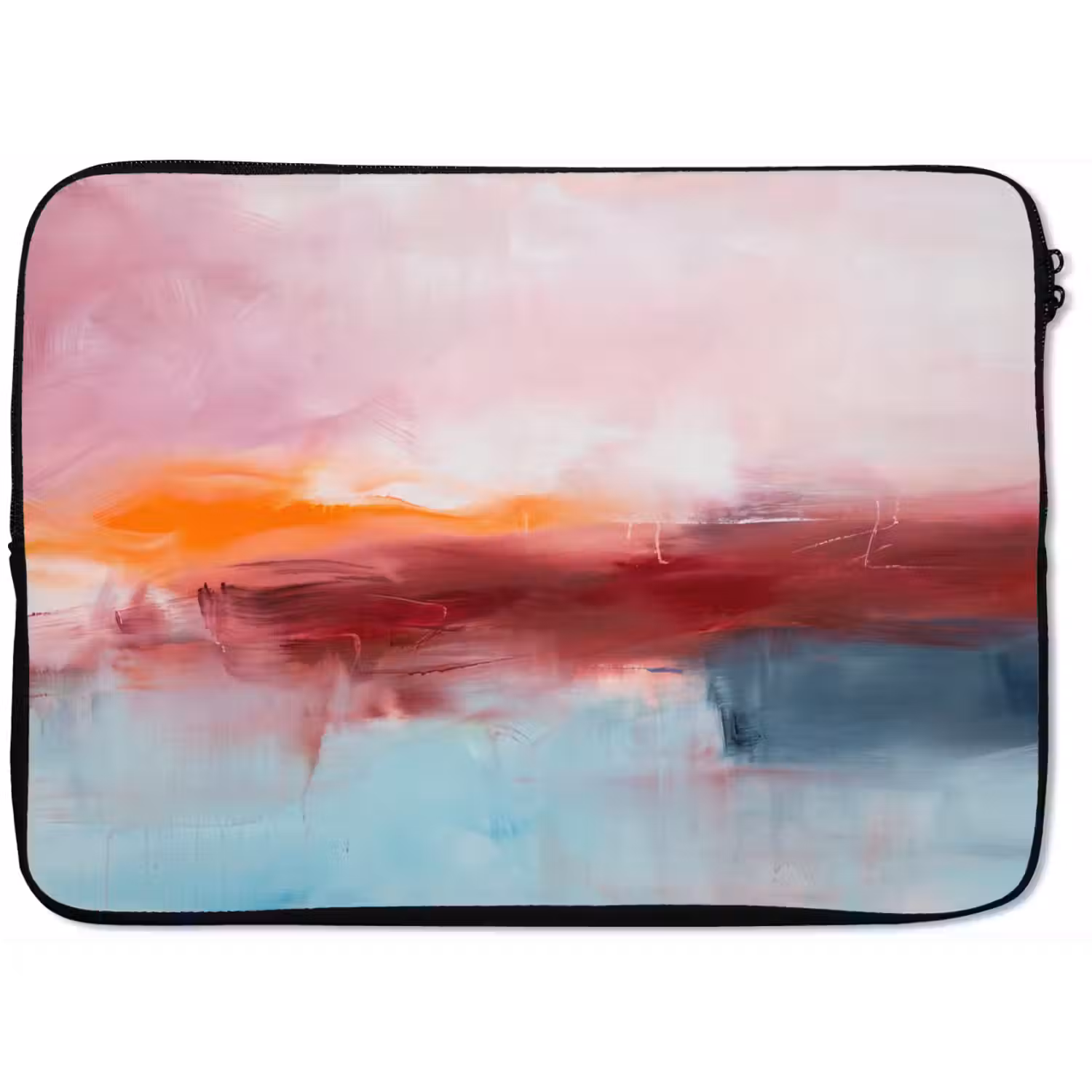 Abstract - Kleuren - Modern - Kunst - Roze laptophoes neopreen klein -zkaufland3dotto