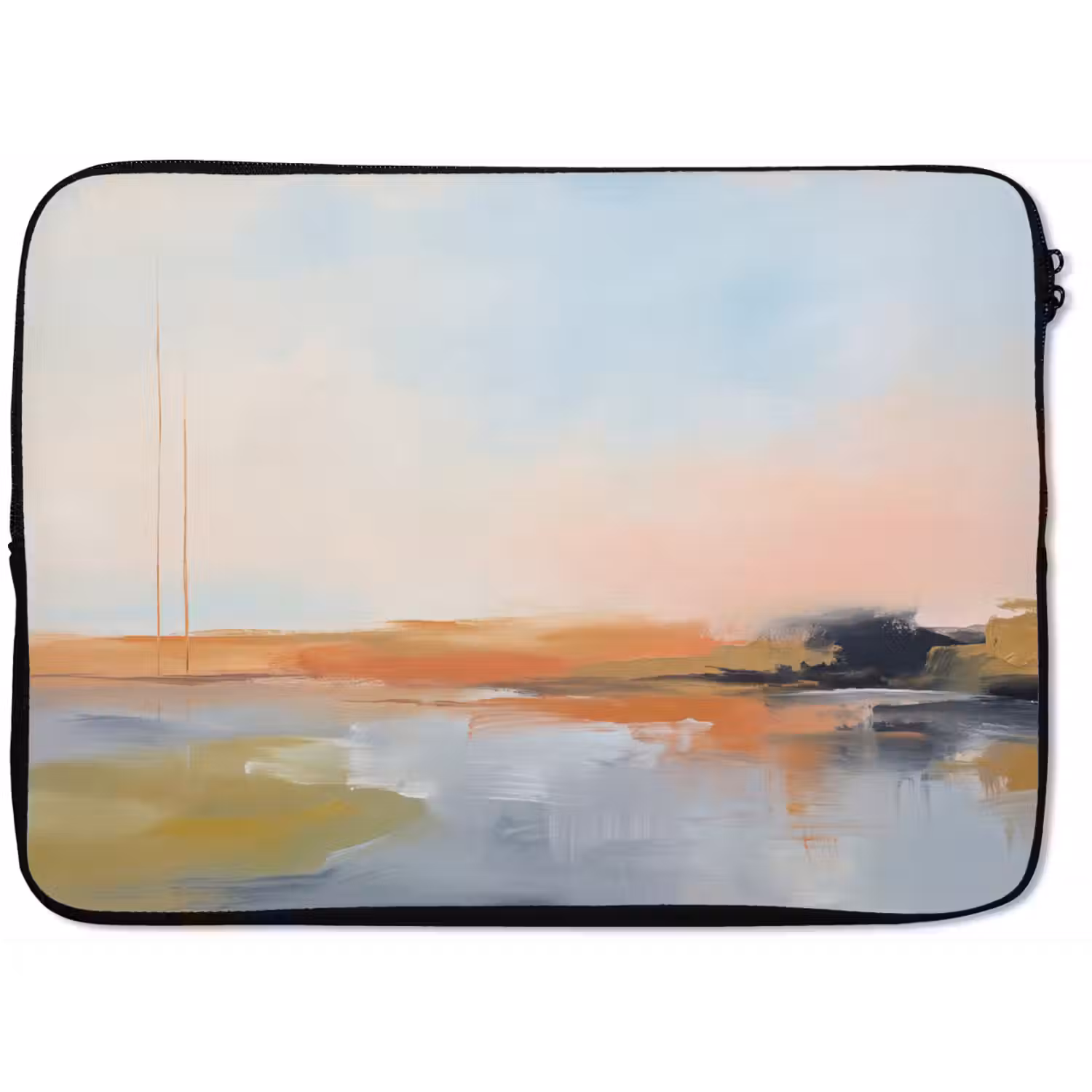 Abstract - Landschap - Horizon - Modern - Kleurrijk laptophoes neopreen klein -zkaufland3dotto