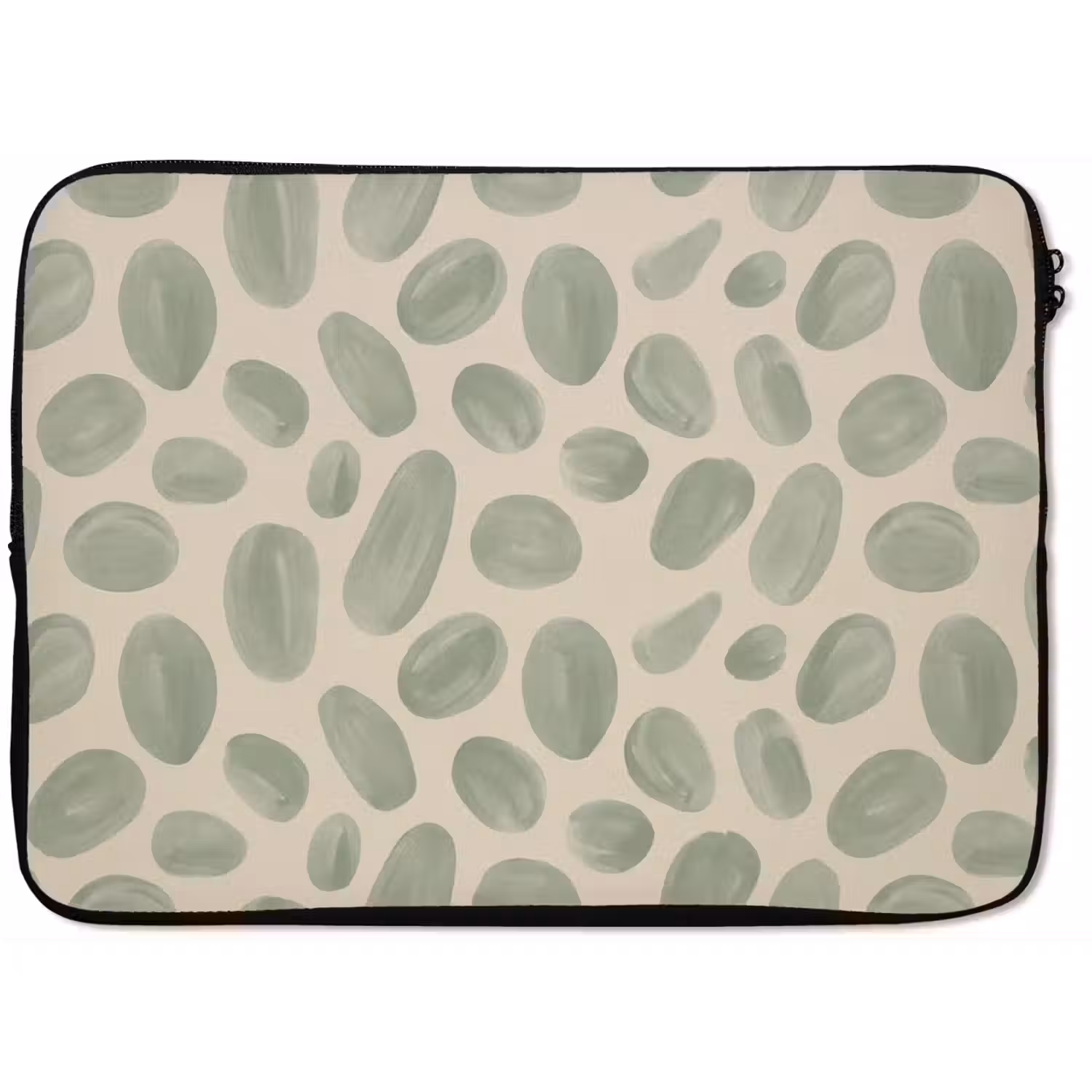 Abstract - Patroon - Organisch - Groen - Modern laptophoes neopreen klein -zkaufland3dotto