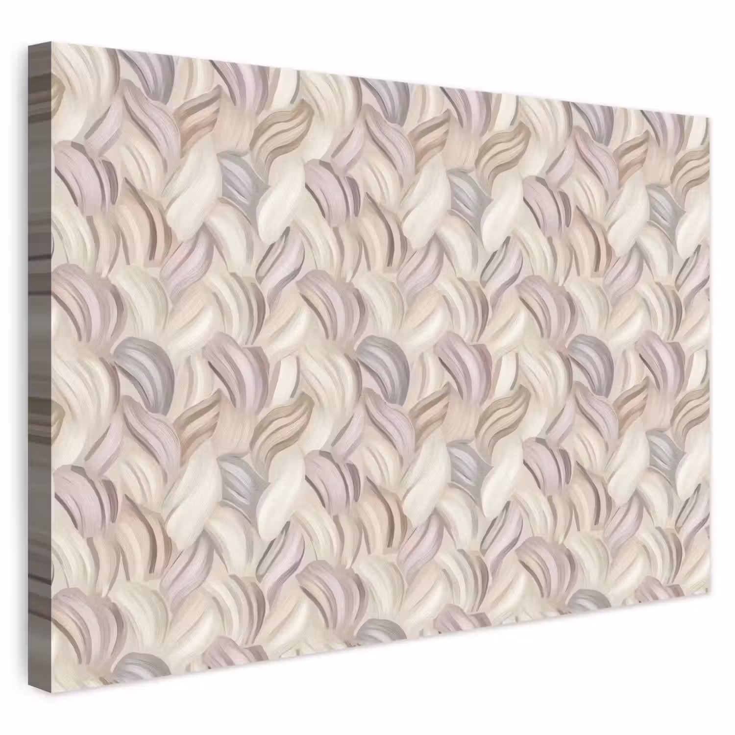 Abstract - Golvend - Pastel canvas 2cm klein 34 -3d