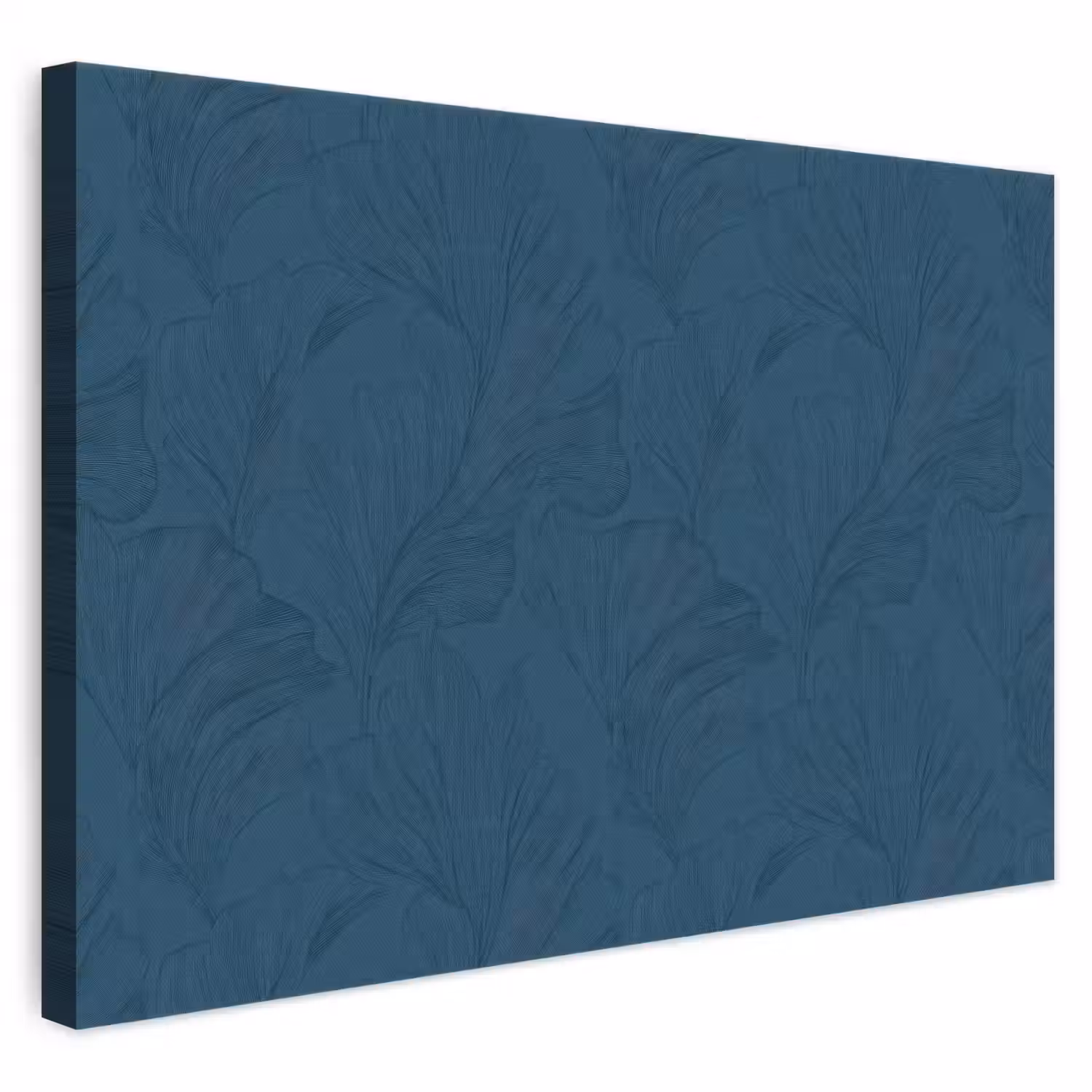 Abstract - Patroon - Donkerblauw - Elegant canvas 2cm klein 34 -3d