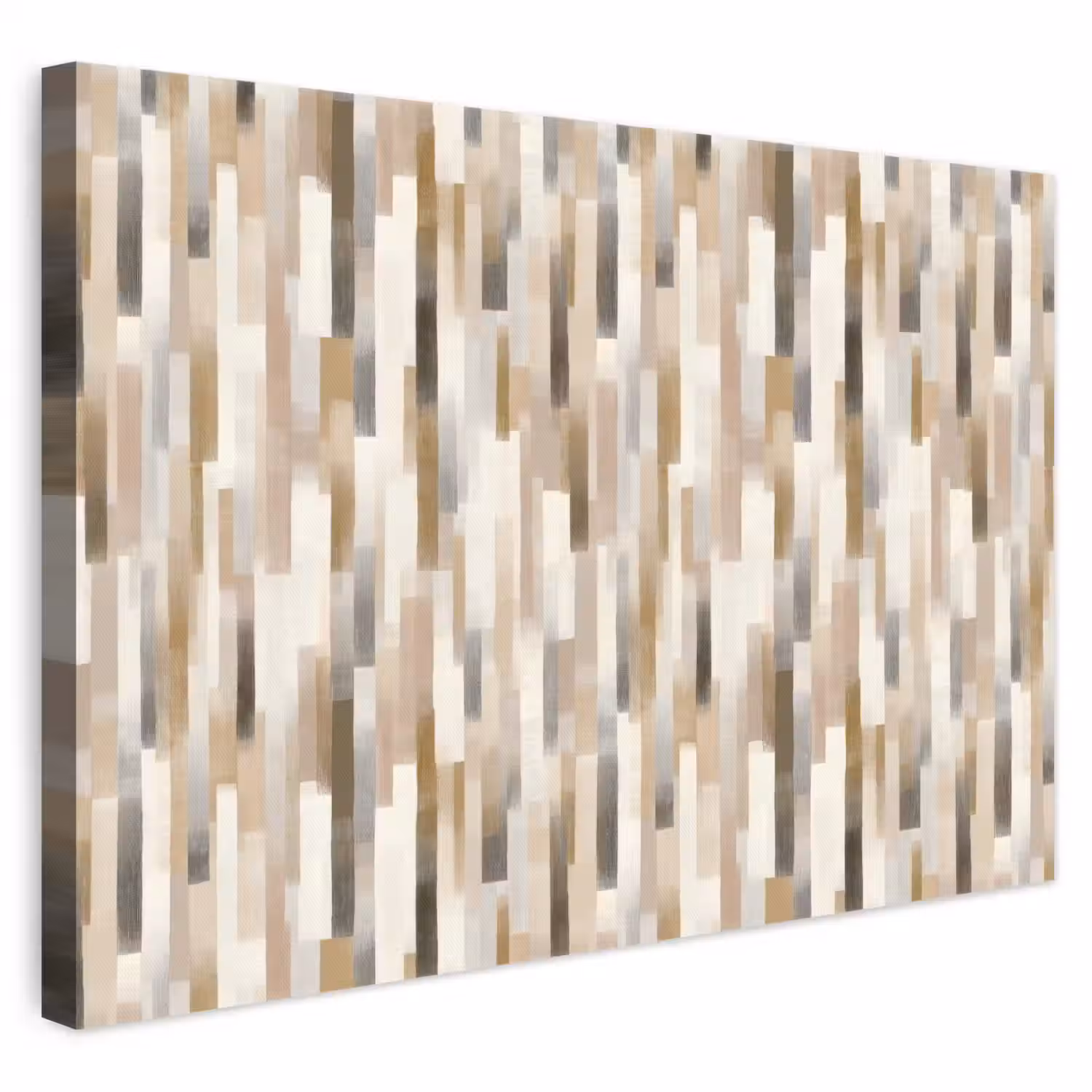 Abstract - Patroon - Kwaststreken canvas 2cm klein 34 -3d
