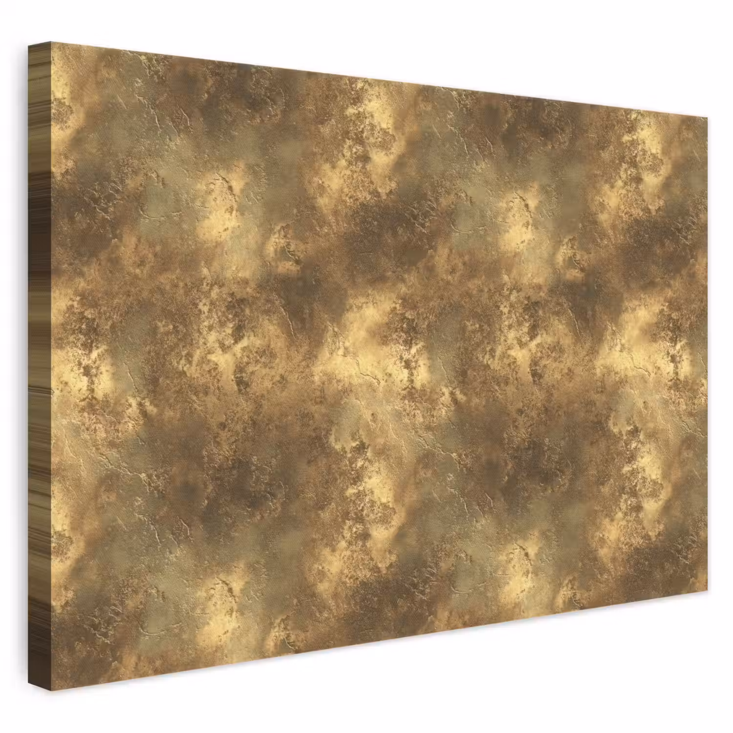 Antiek - Metaallook - Goud canvas 2cm klein 34 -3d