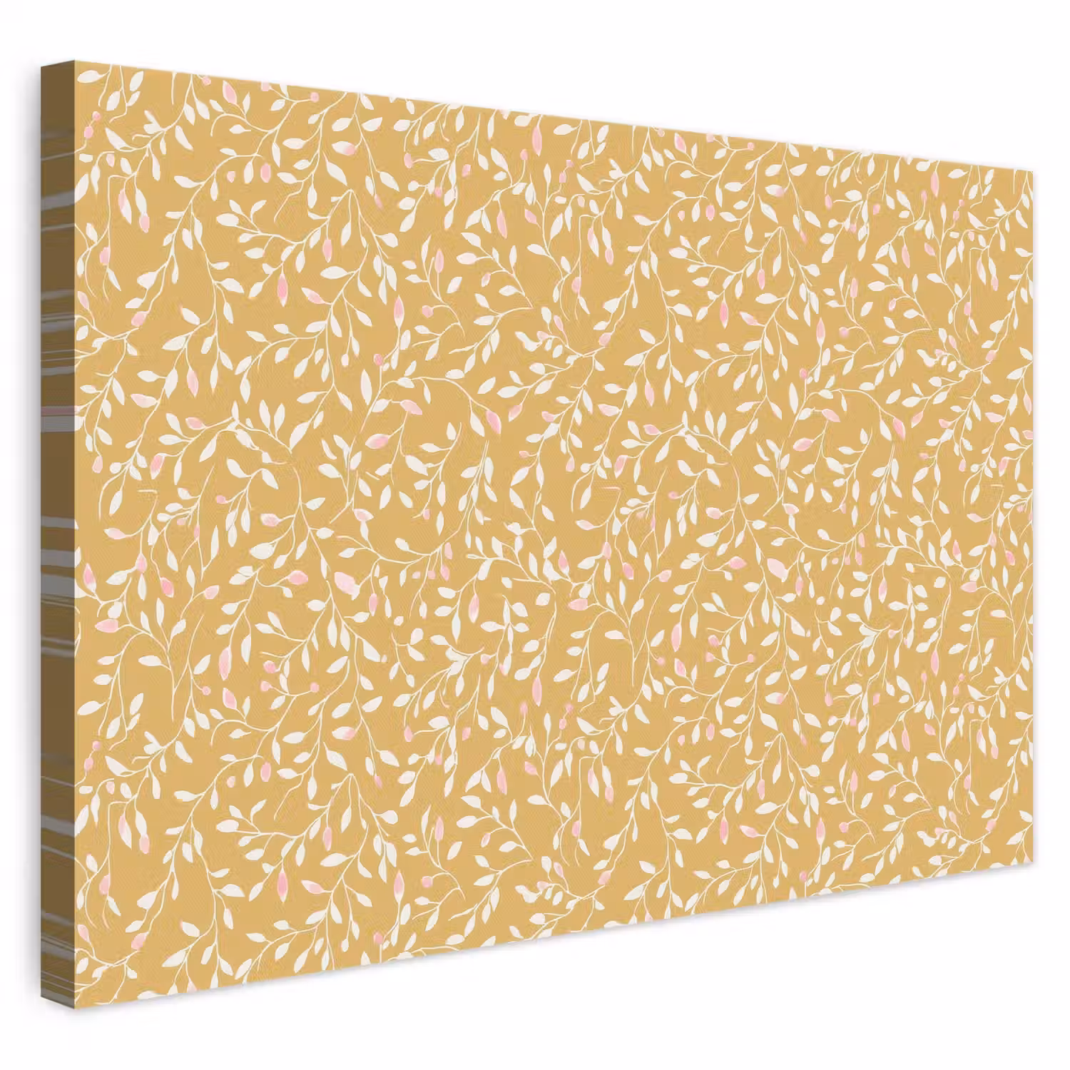 Takjes - Patroon - Oker canvas 2cm klein 34 -3d