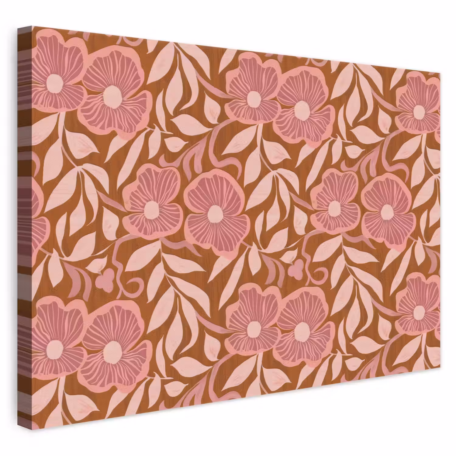 Sfeer - Bloemen - Roze canvas 2cm klein 34 -3d