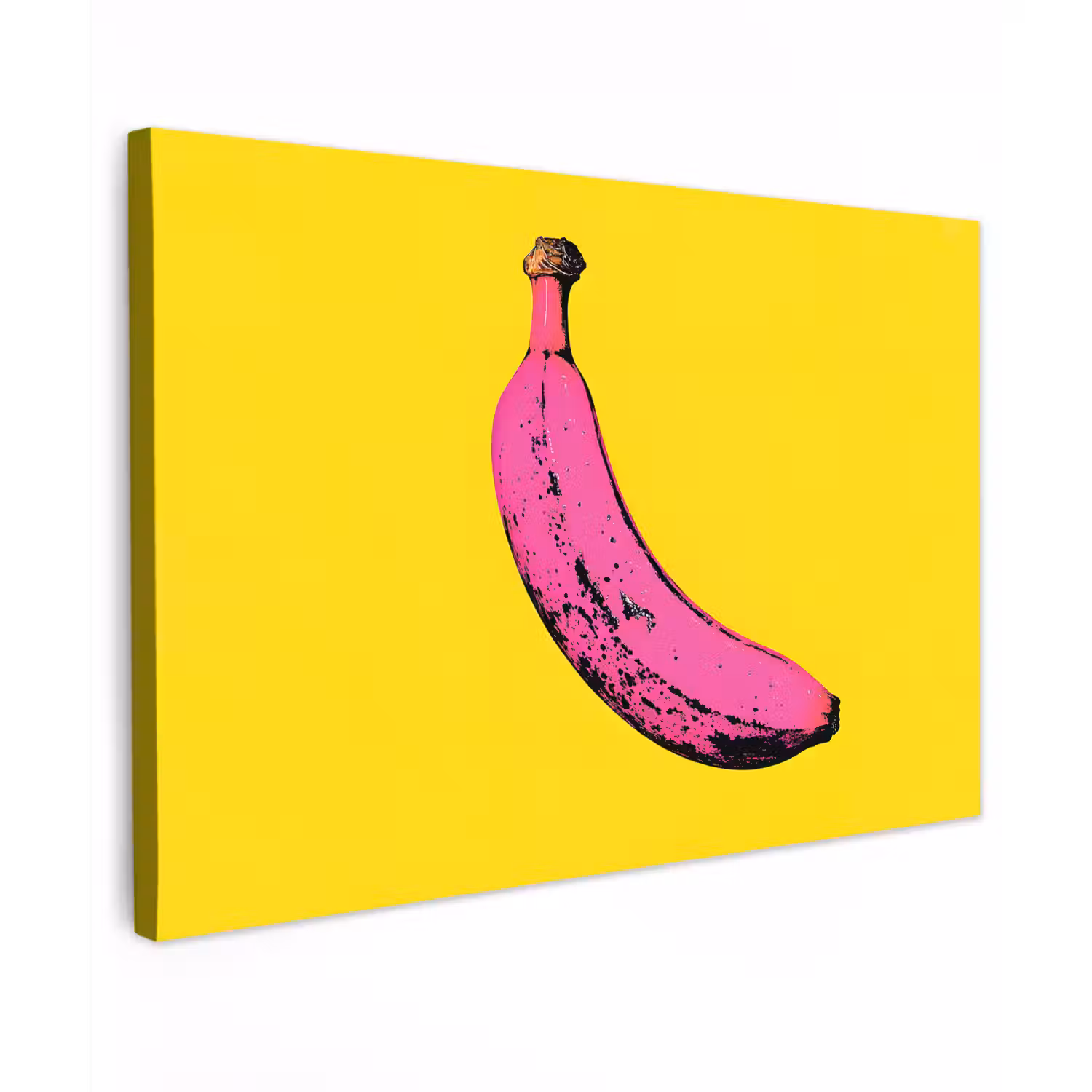 Banaan - Grafisch - Geel canvas 2cm klein -z3d