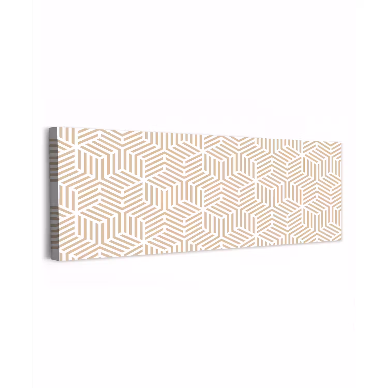 Beige - Geometrie - Patronen - Abstract canvas 2cm klein 828 -z3d
