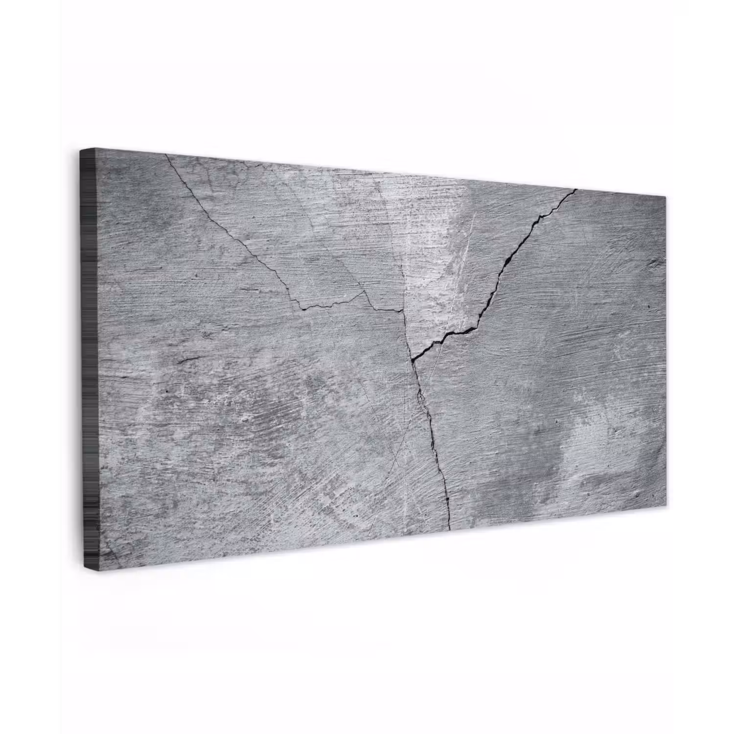 Beton - Grijs - Scheur canvas 2cm xxl -zkaufland3d