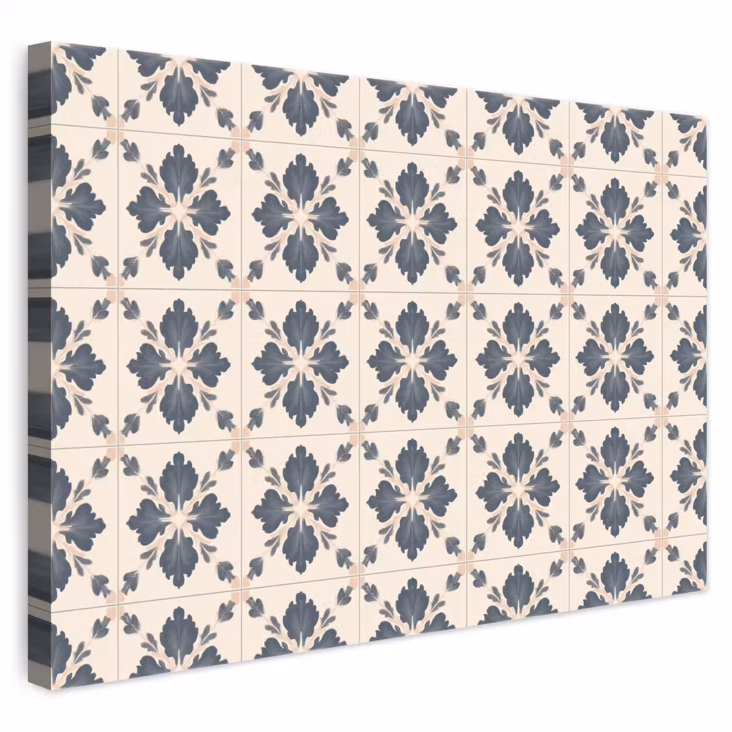 Bladvorm - Klassiek - Kleurrijk canvas 2cm klein 34 -3d