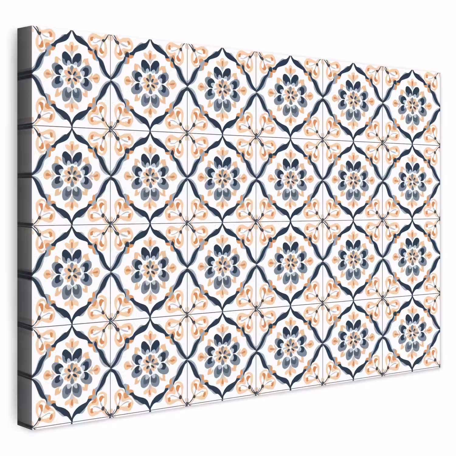 Bladvorm - Patroon - Kleurrijk canvas 2cm klein 34 -3d