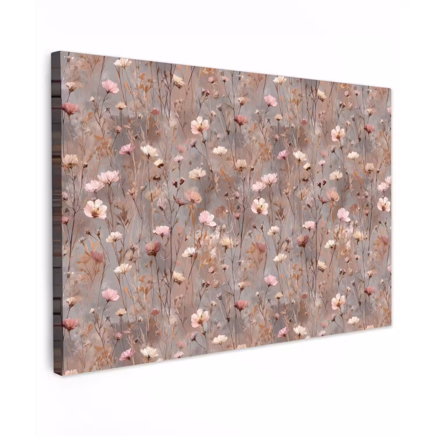 Bloemen - Wild - Pastel canvas 2cm klein 34 -z3d