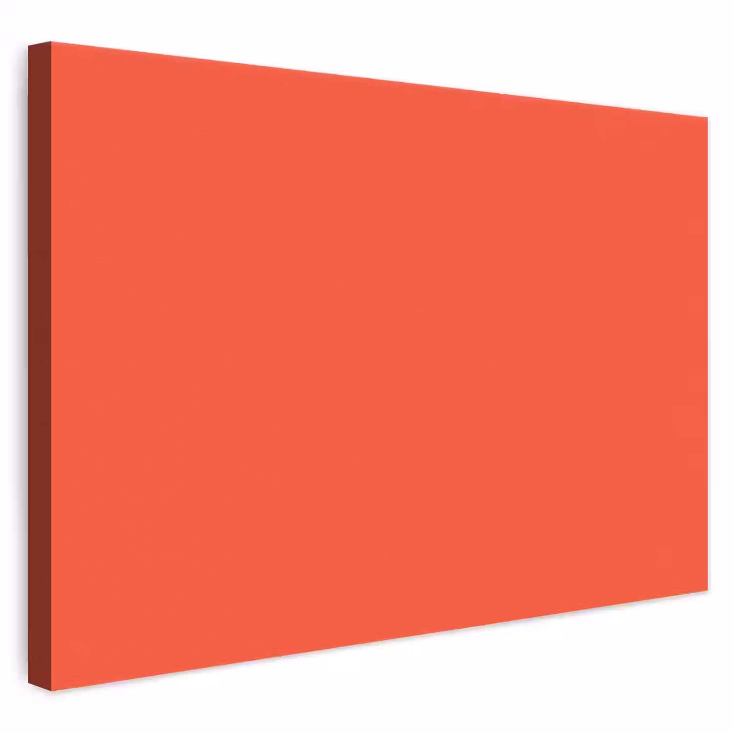 Burnt - Coral - Oranje canvas 2cm klein 34 -3d