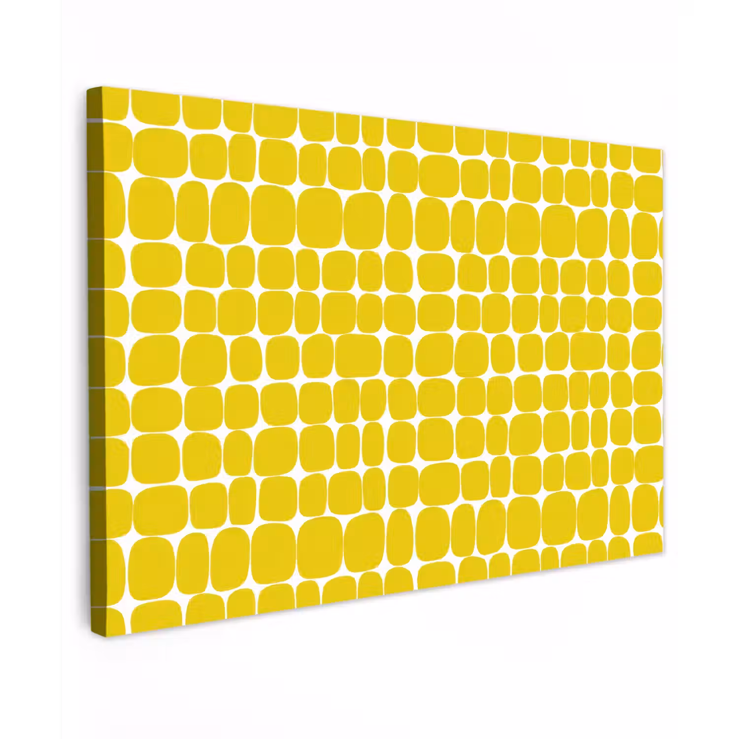 Stippen - Modern - Geel canvas 2cm klein 34 -z3d