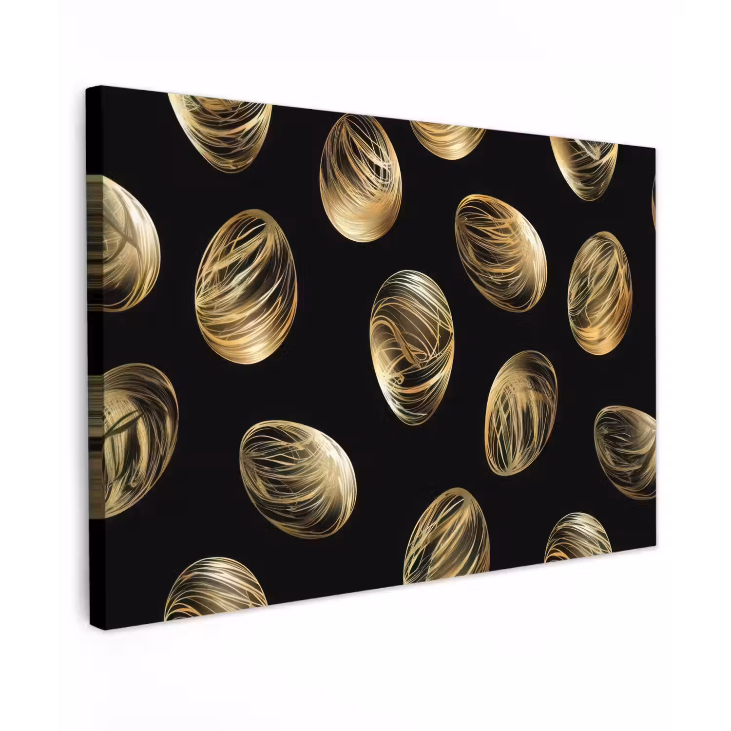 Eieren - Goud - Patroon canvas 2cm klein -z3d