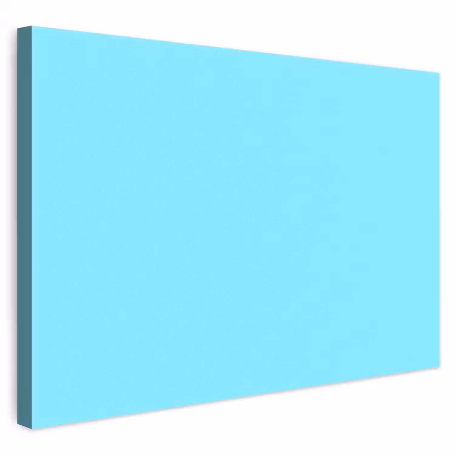 Electric - Cyan - Blauw canvas 2cm klein 34 -3d