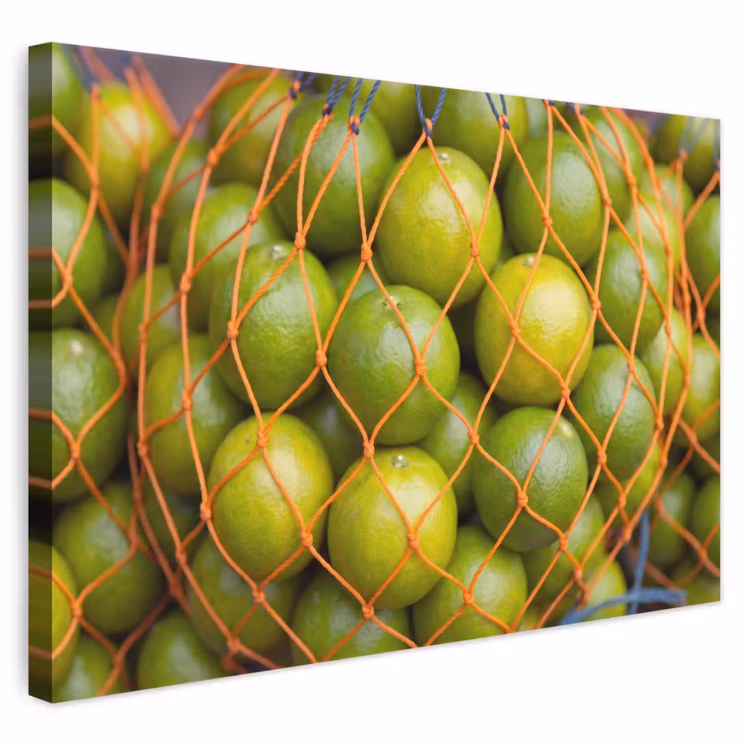 Eten - Net - Groen - Markt canvas 2cm klein -3d