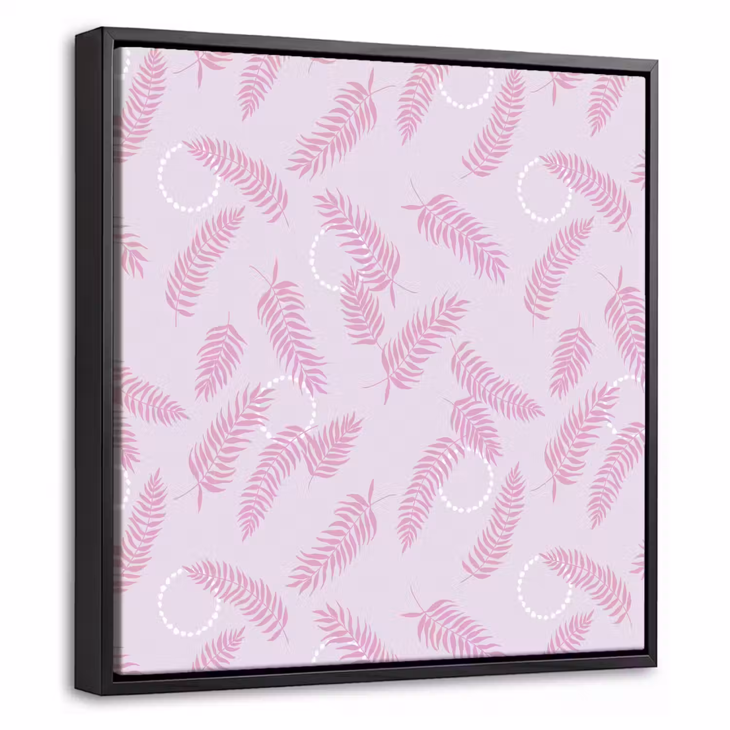 Veren - Paars - Wit Canvas met baklijst klein 1124 -threedimensional_3d_global