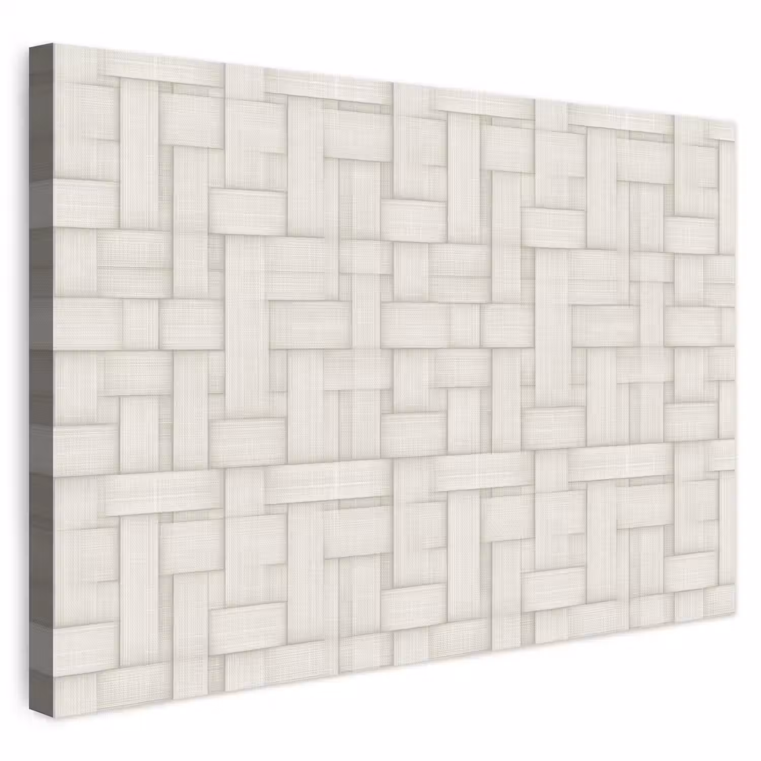 Vlechtwerk - Banen - Beige canvas 2cm klein 34 -3d