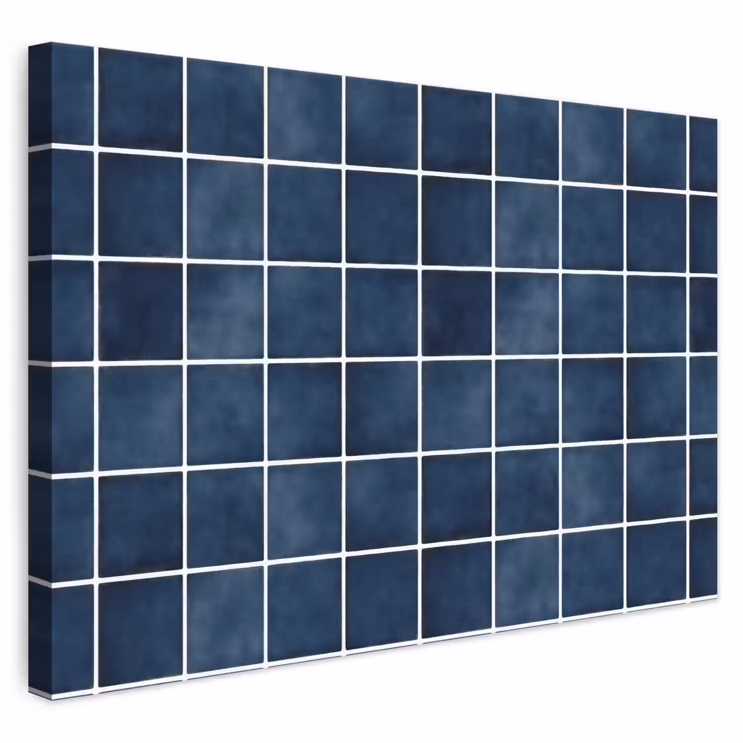 Tegel - Modern - Blauw canvas 2cm klein 34 -3d