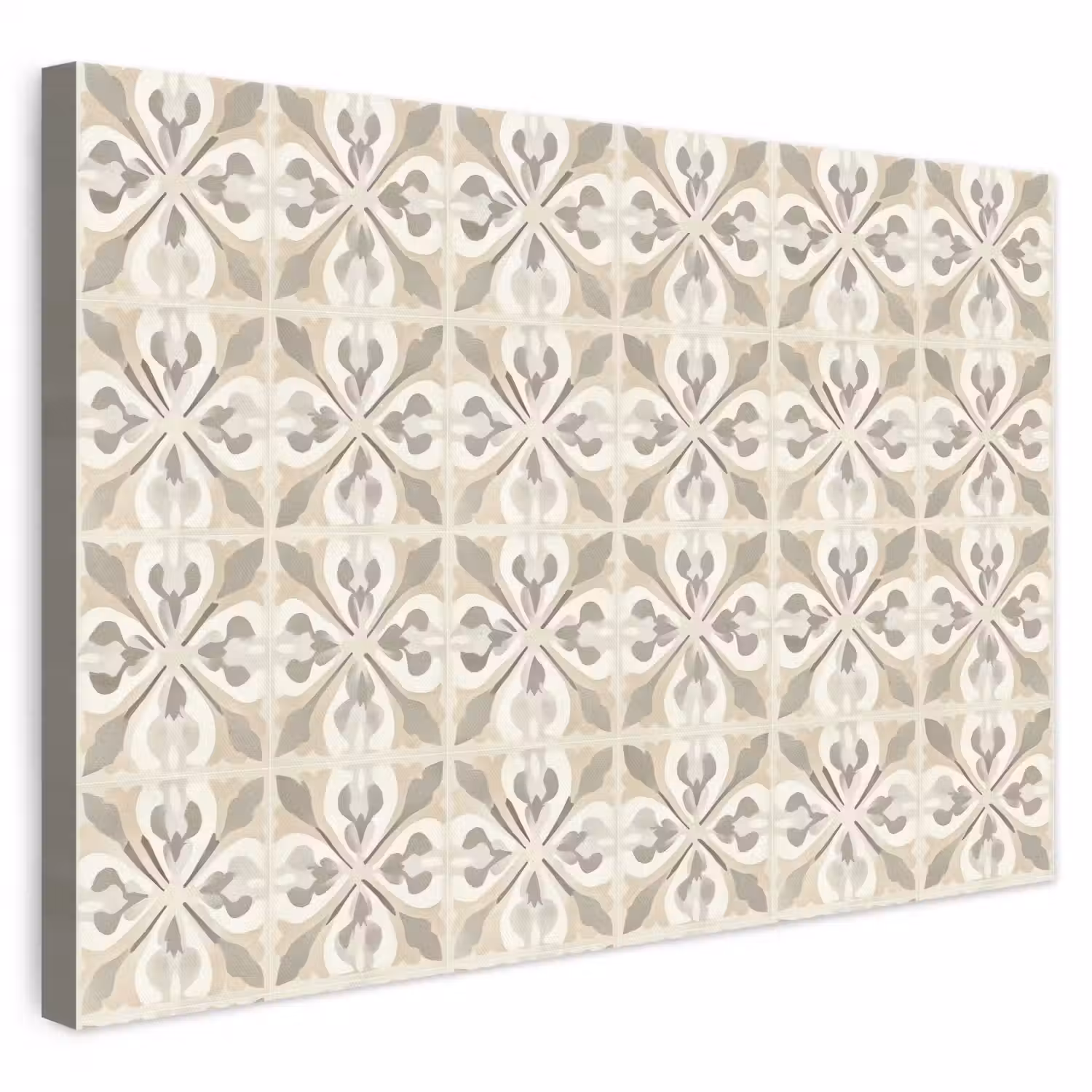 Tegel - Motief - Beige canvas 2cm klein 34 -3d
