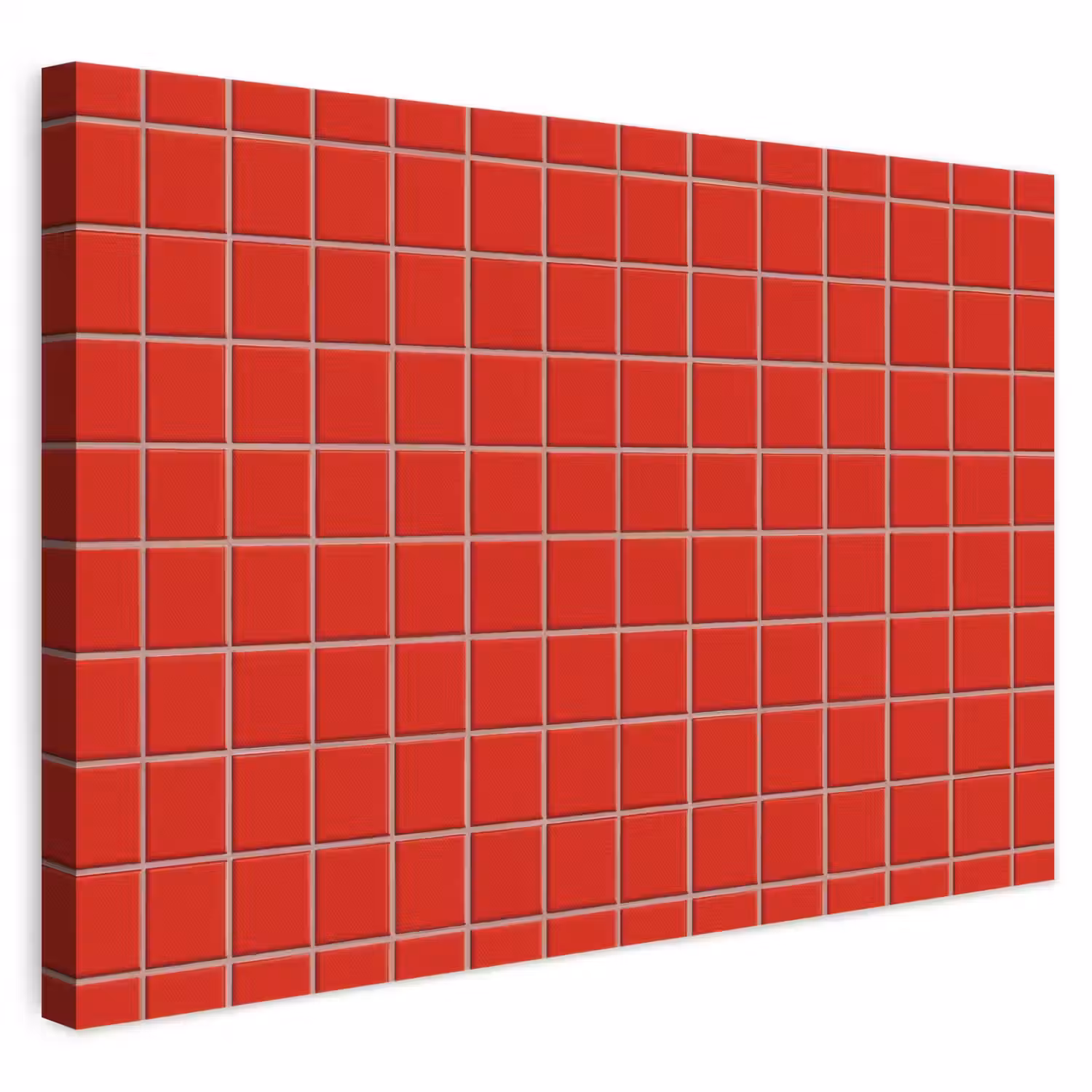 Tegel - Patroon - Kersen - Rood canvas 2cm klein 34 -3d