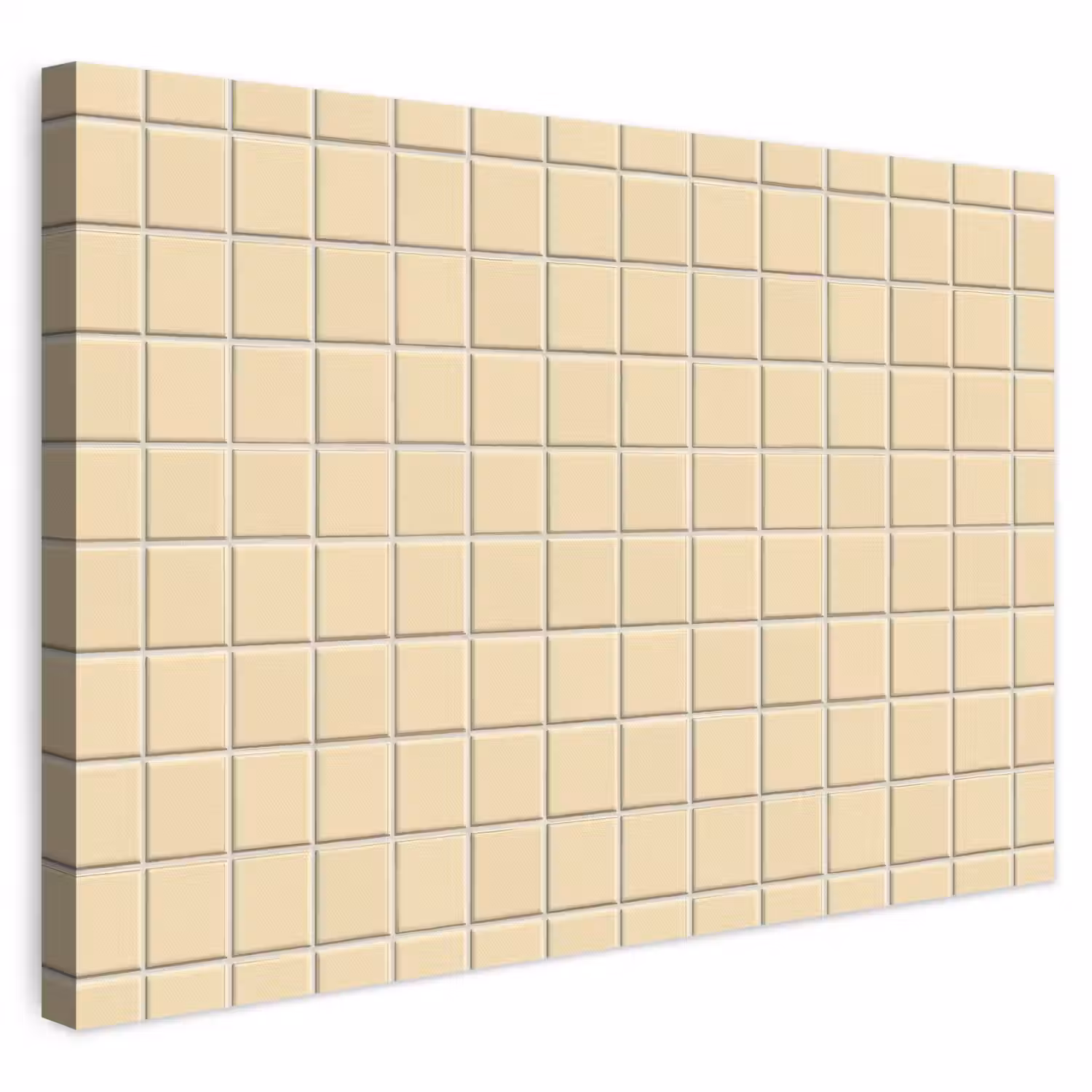 Tegels - Patroon - Crème canvas 2cm klein 34 -3d
