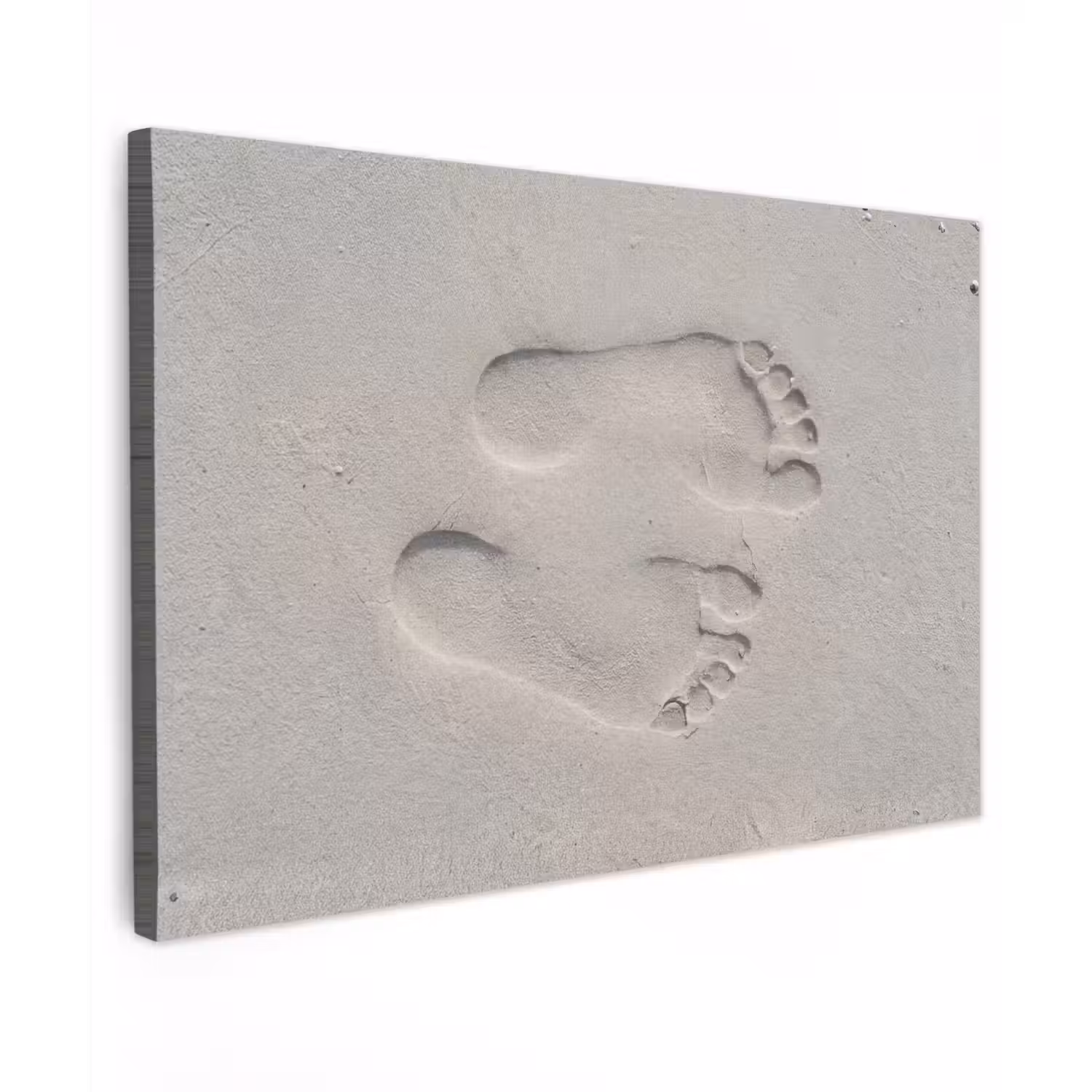 Voeten - Afdrukken - Zand canvas 2cm klein -z3d