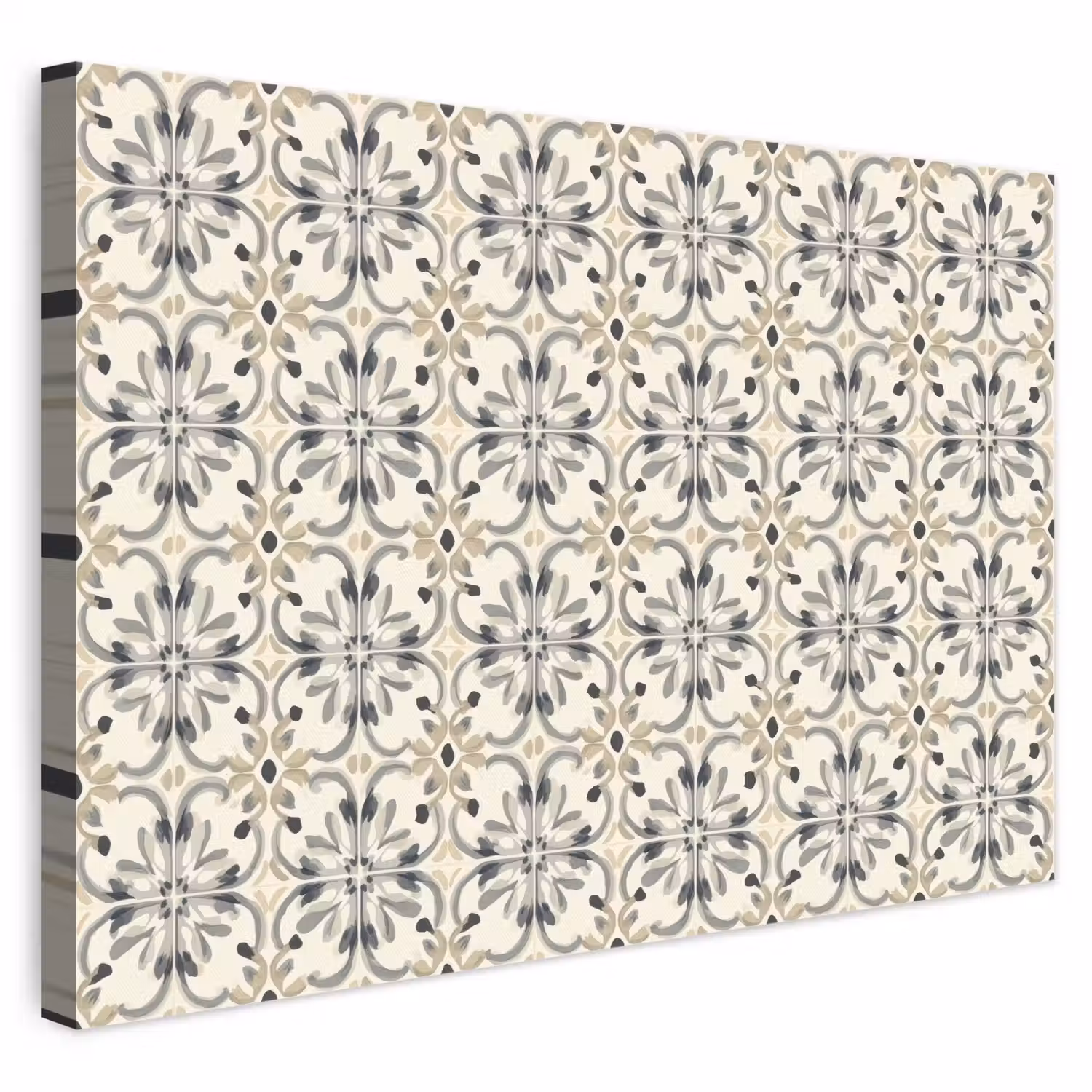 Floraal - Patroon - Kleurrijk canvas 2cm klein 34 -3d