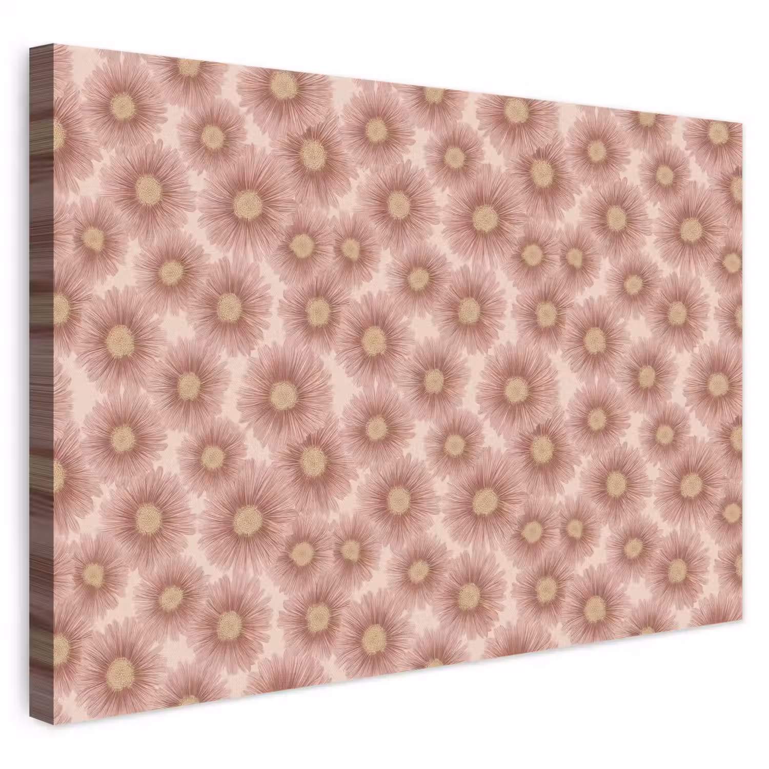 Gerbera - Bloemen - Roze canvas 2cm klein 34 -3d
