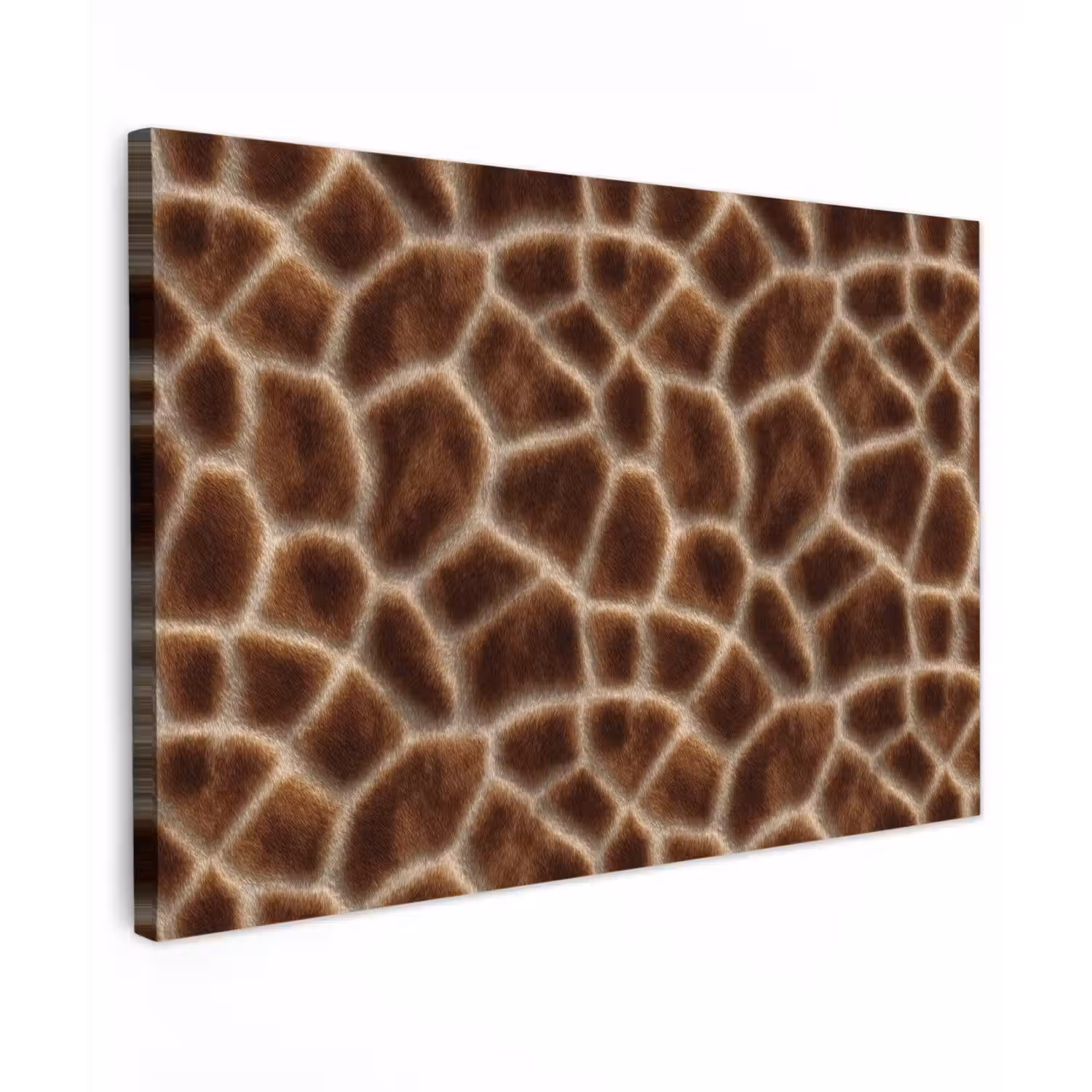 Giraf - Bruin - Vacht canvas 2cm klein 34 -z3d