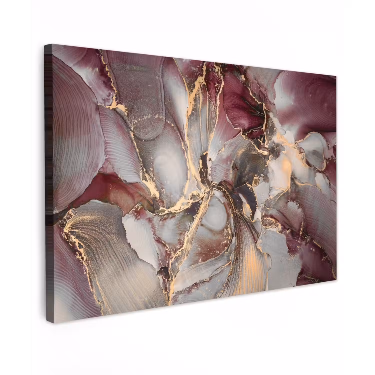 Goud - Marmer - Paars canvas 2cm klein -z3d