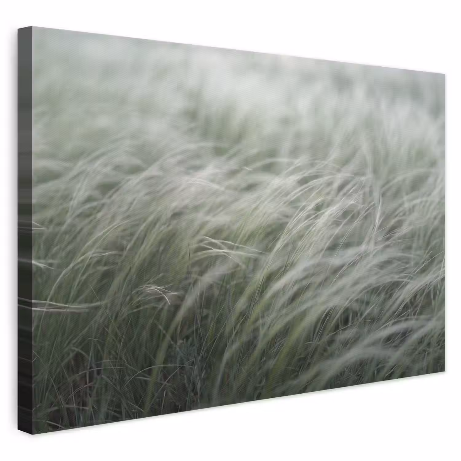 Gras - Wazig - Natuur - Groen - Zacht canvas 2cm klein -3d
