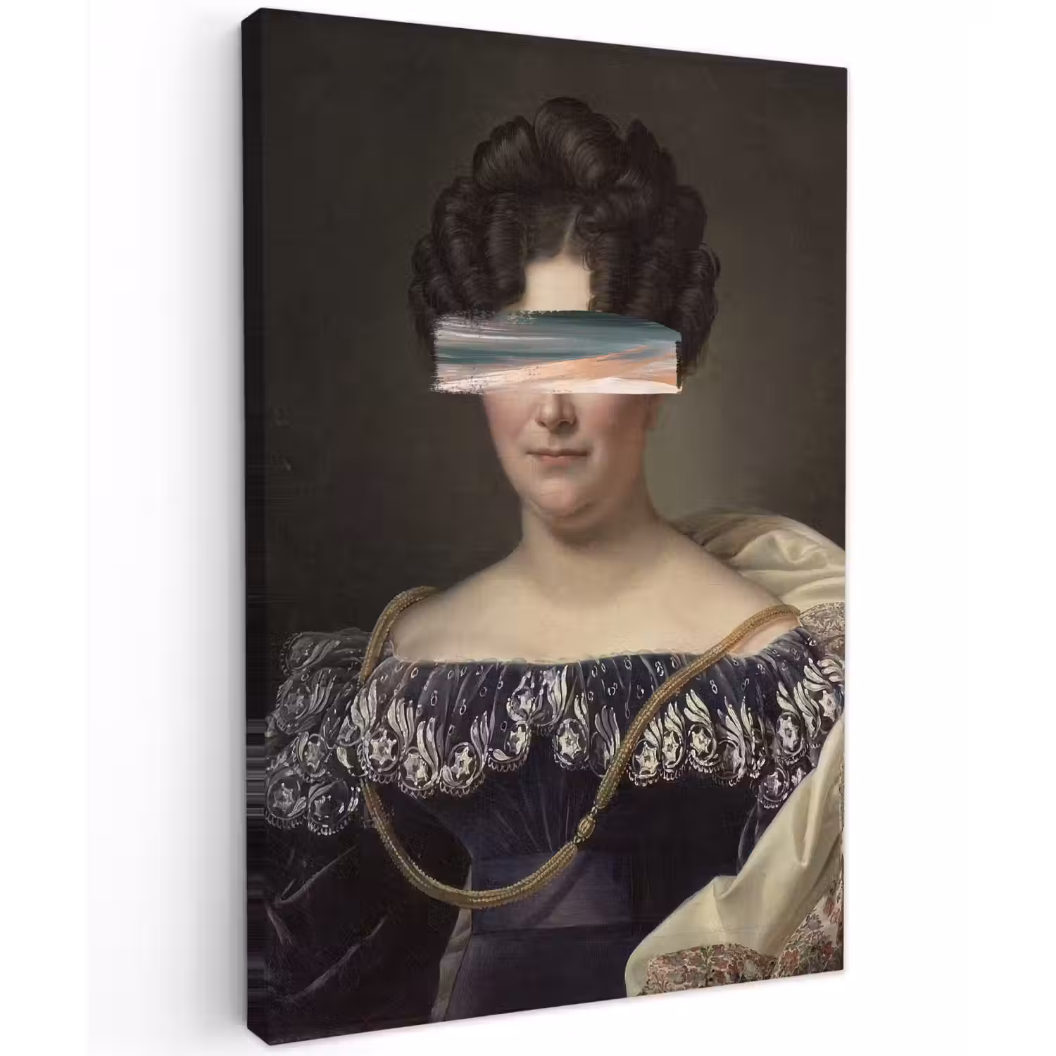 Johanna Henriette Engelen - Dubois Drahonet - Pastel canvas 2cm klein -z3d