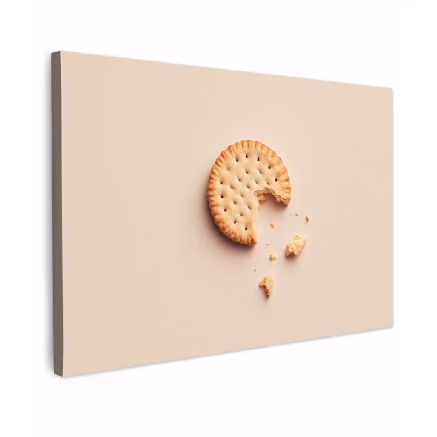Koekje - Kruimels - beige canvas 2cm klein -z3d