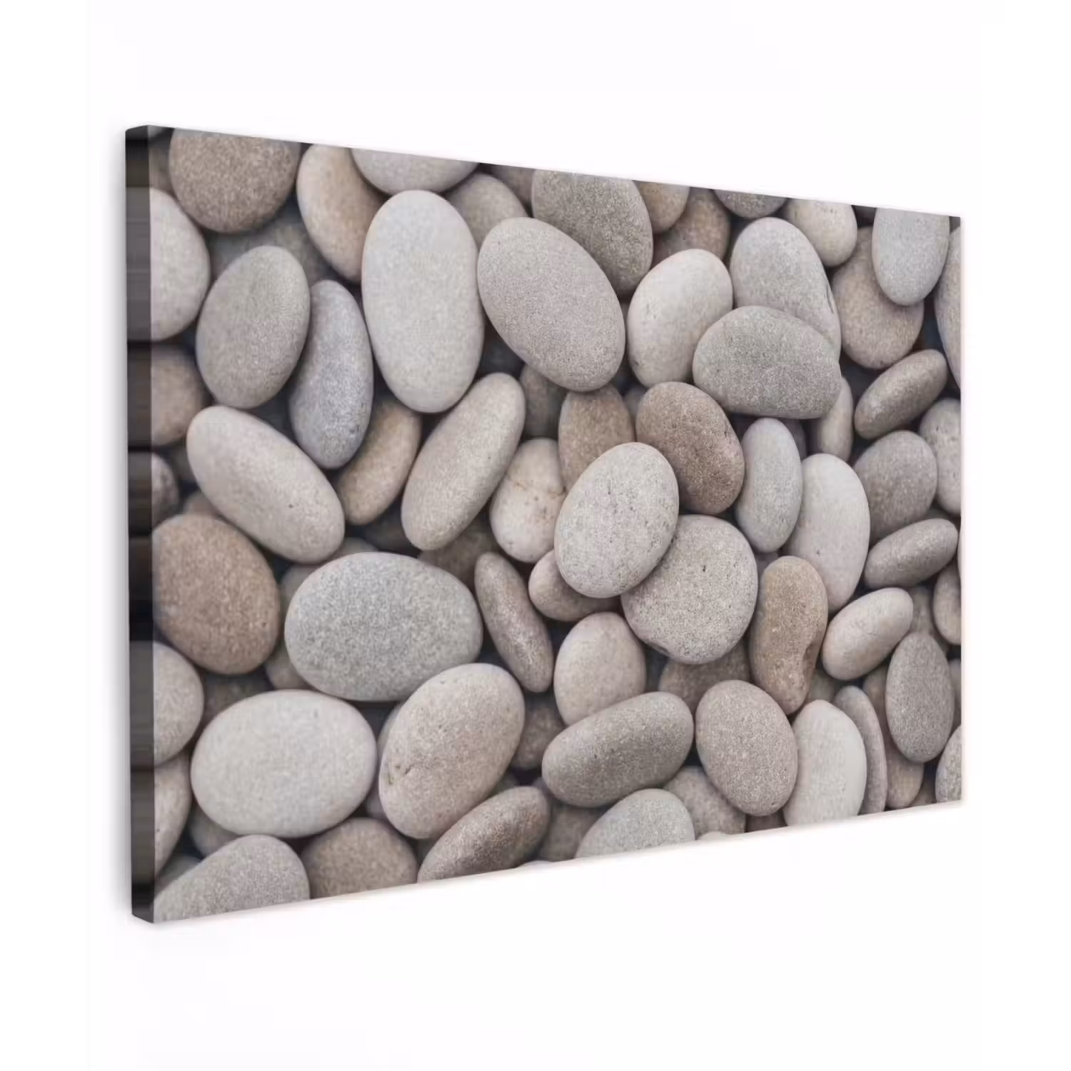 Kiezels - Stenen - Grijs canvas 2cm klein -z3d